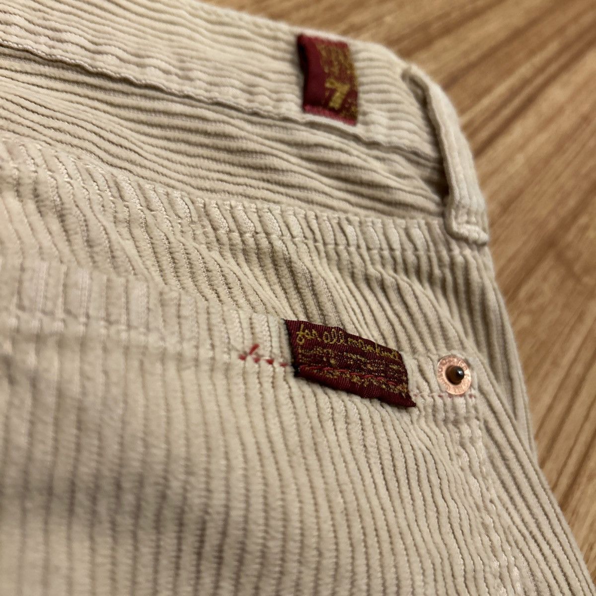 7 For All Mankind 7 Jeans Corduroy boot cut Stretch to the fabric NWot Size 26" / US 2 / IT 38 - 5 Thumbnail