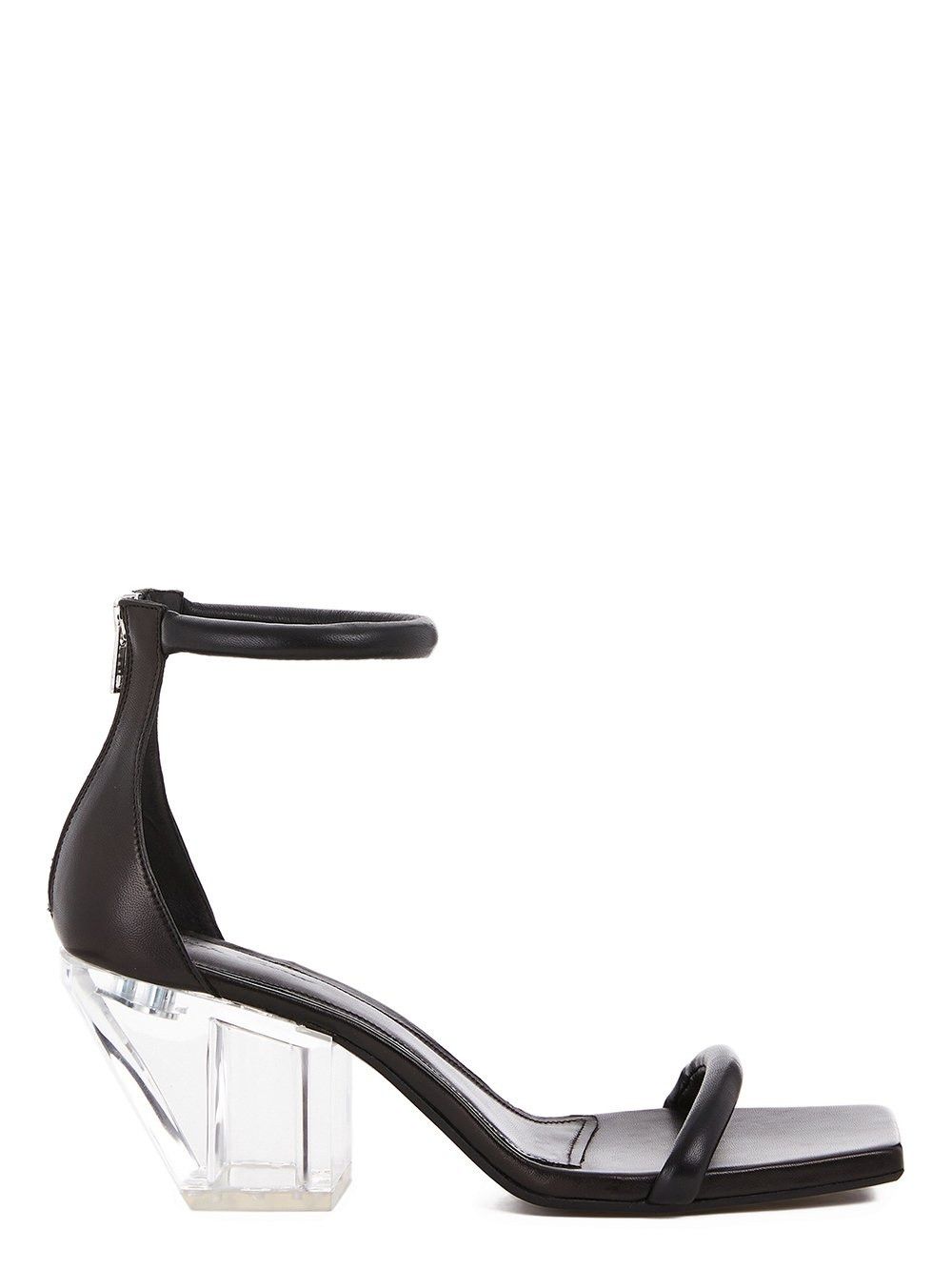 Rick Owens o1y0126 Ankle Strap Sandals in Black Size US 7 / IT 37 - 1 Thumbnail