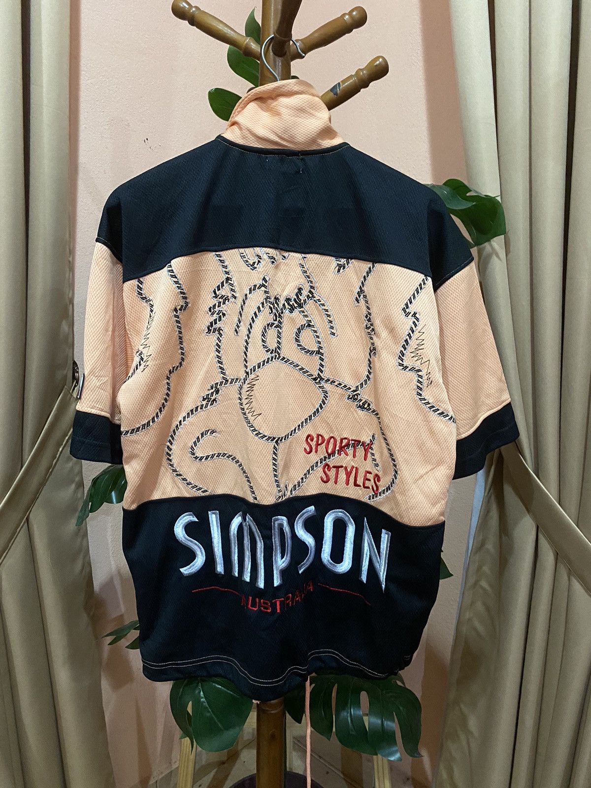 Vintage VINTAGE SIMPSON MOTORCYCLE JERSEY Size US M / EU 48-50 / 2 - 11 Thumbnail