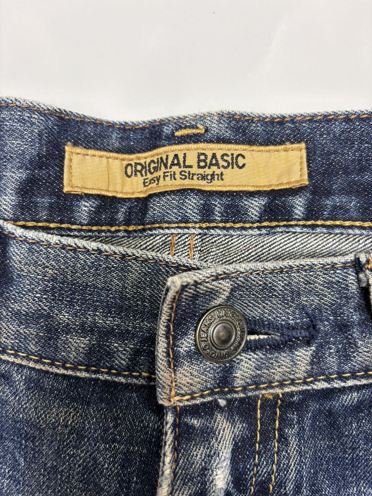 Kapital Vintage Uniqlo S-003 Japan Distressed Denim Jeans Size US 33 - 9 Thumbnail