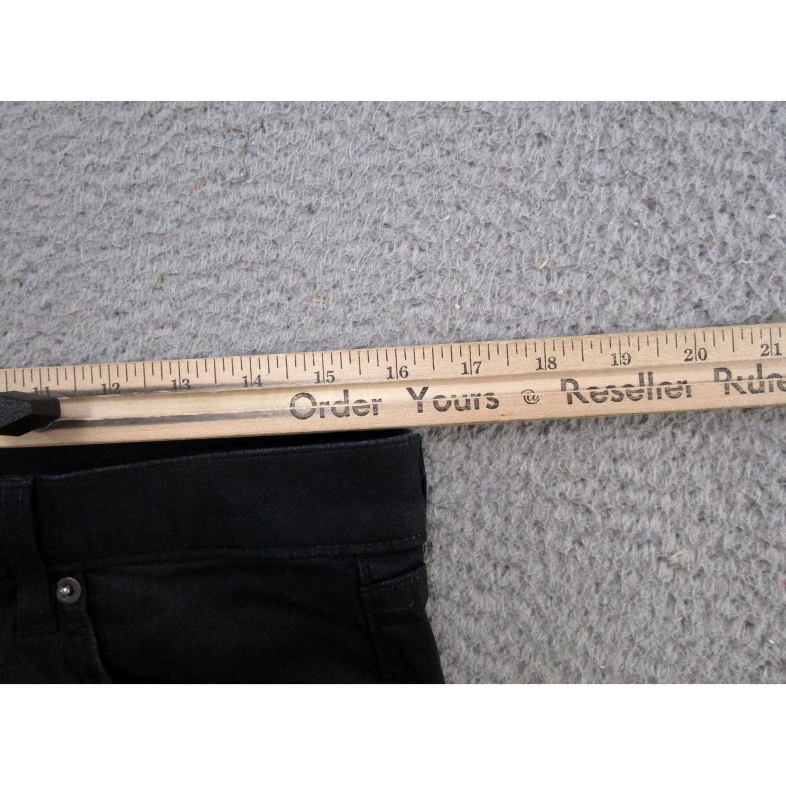 Vintage Los Angeles Denim Co Jeans Slim 5-Pocket Black Stretch Skinny Womens Size 30 Denim Cotton Cotton Denim Size 30" / US 8 / IT 44 - 5 Thumbnail
