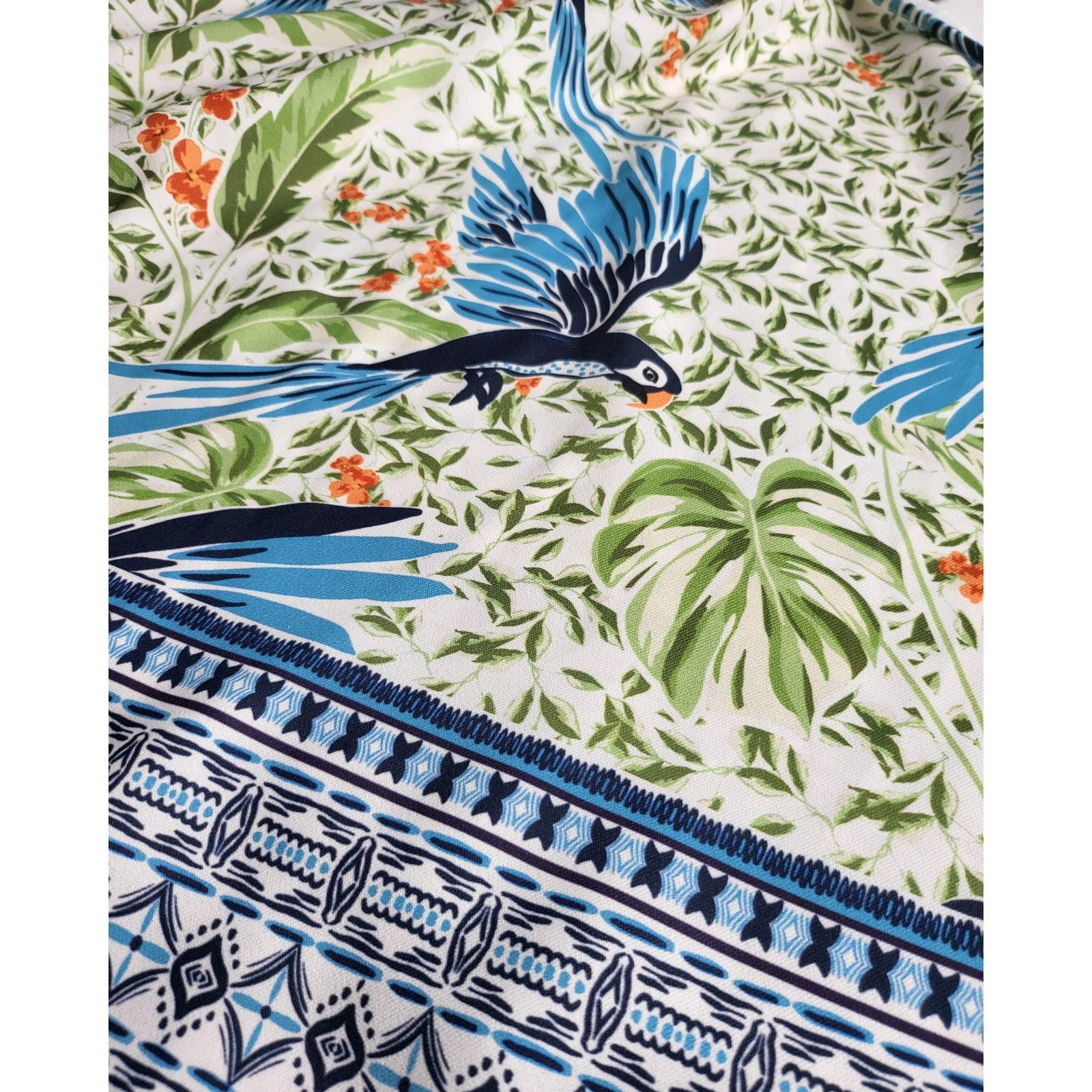 Other NWT Alex Marie Harper Emerald Shores Bird Print Halter XL Size XL / US 12-14 / IT 48-50 - 6 Thumbnail