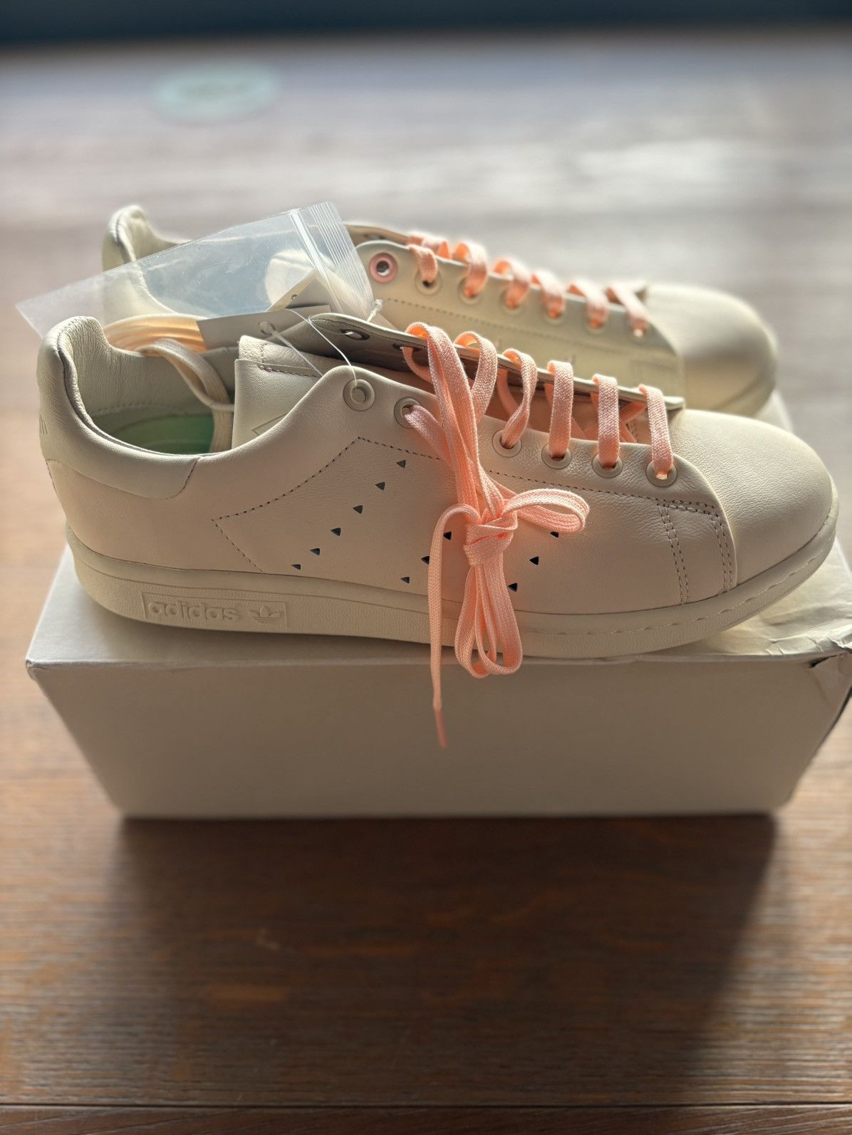 Adidas × Pharrell Pharrell Williams x adidas Stan Smith Cream Men's Size US 9 / EU 42 - 5 Thumbnail
