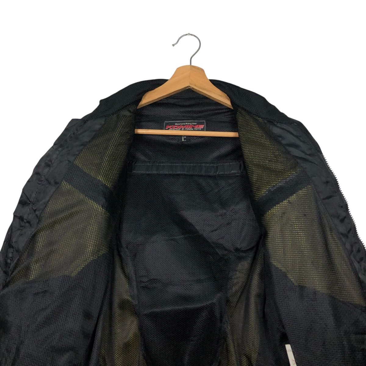 Japanese Brand 🔥VINTAGE BIKER JACKET MOTORCYCLE KOMINE PADDING SAFEY CARGO Size US L / EU 52-54 / 3 - 16 Thumbnail