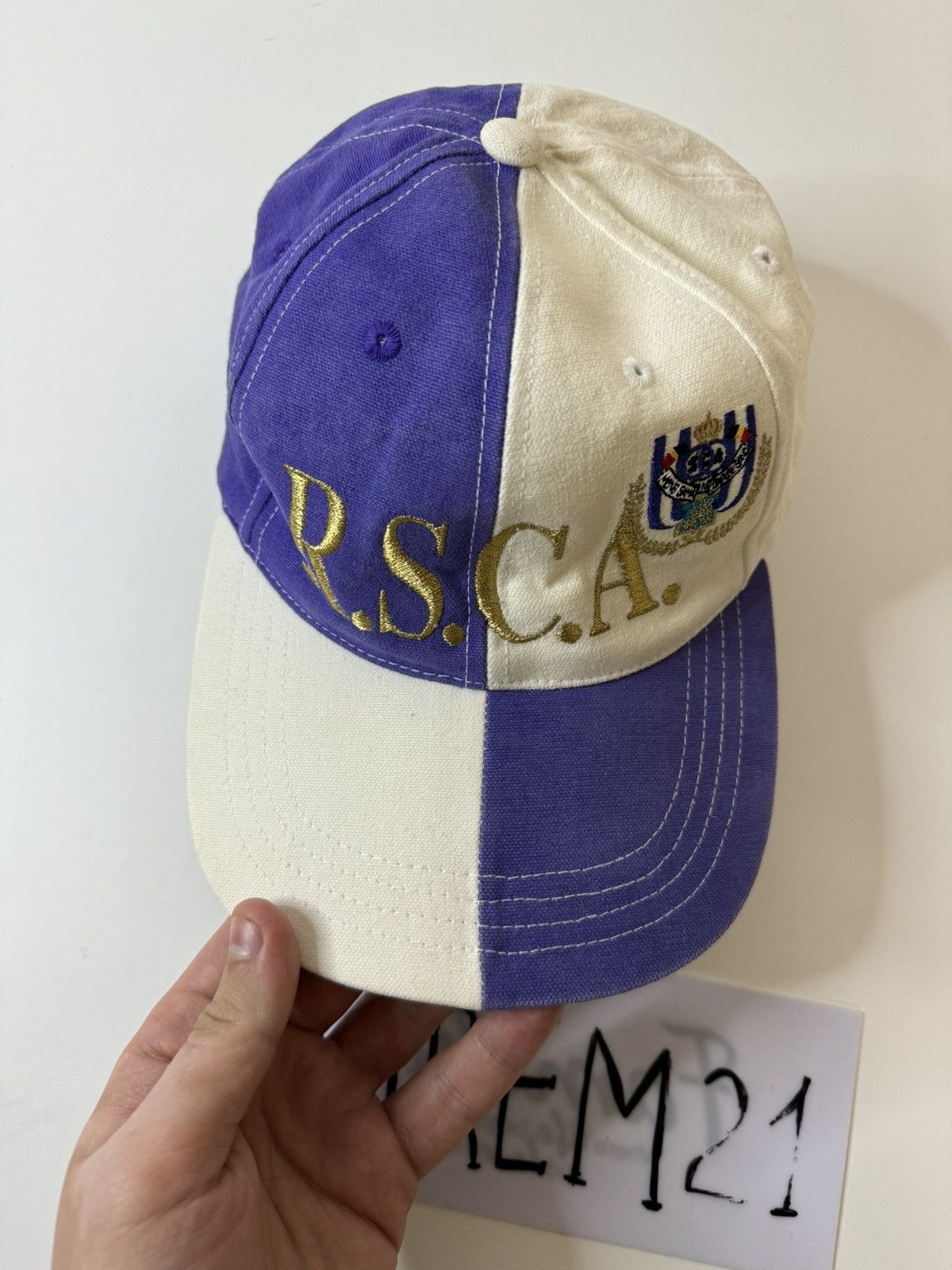 Vintage Adidas Anderlecht vintage cap hat Size ONE SIZE - 2 Thumbnail