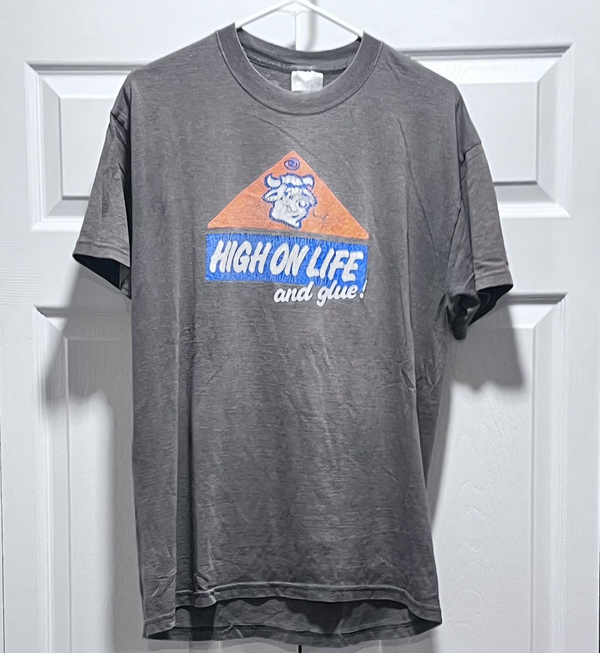 Vintage Elmers glue parody tee high on life Size US L / EU 52-54 / 3 - 1 Thumbnail