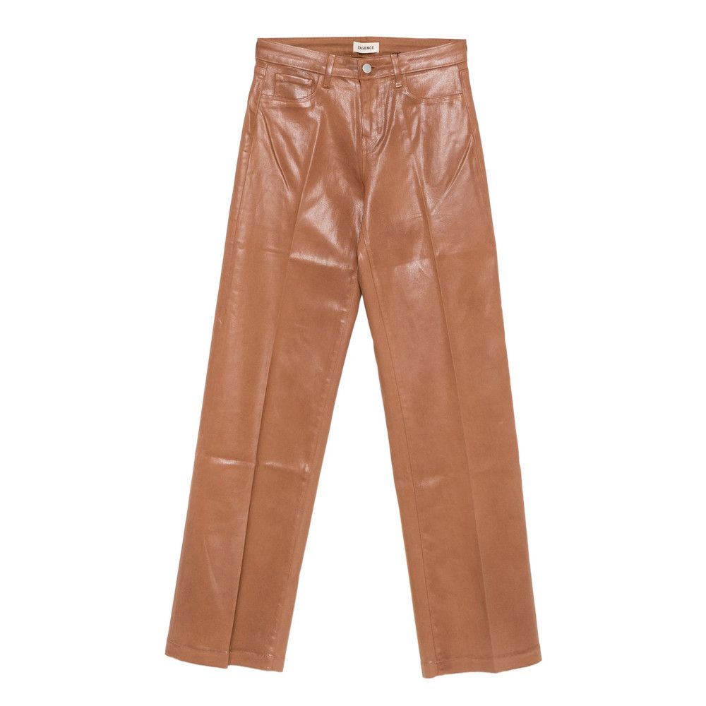L'AGENCE L'agence BROWN Denim - Straight-Leg Jeans Size 27" / US 4 / IT 40 - 1 Thumbnail