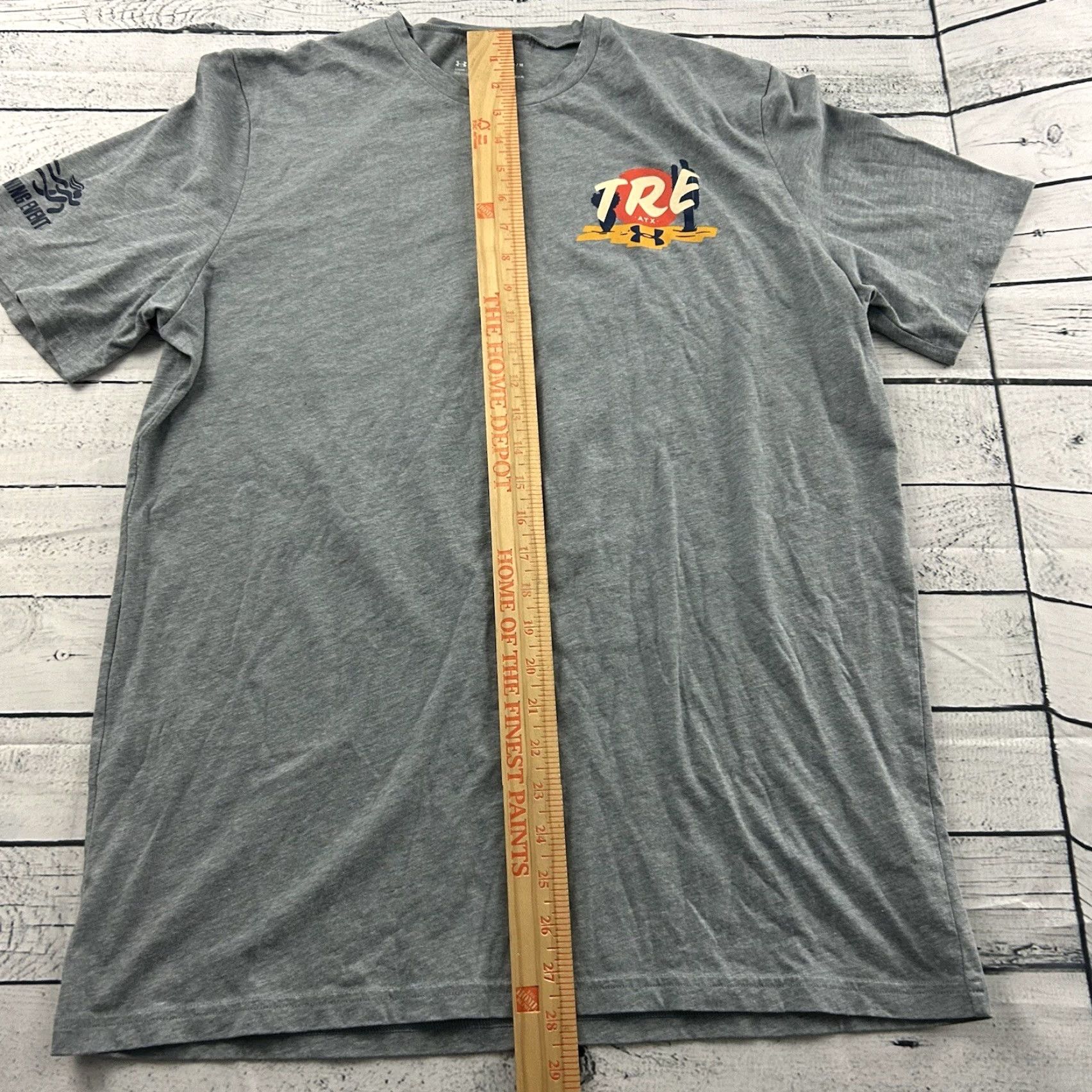 Under Armour Under Armour TRE The Running Event Short Sleeve Athletic T Shirt Mens Medium Gray HeatGear Solid Lightweight Size US M / EU 48-50 / 2 - 4 Thumbnail