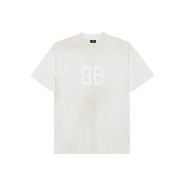 Balenciaga Balenciaga SS23 Logo Print Short Sleeve T-Shirt Size US L / EU 52-54 / 3 - 1 Thumbnail