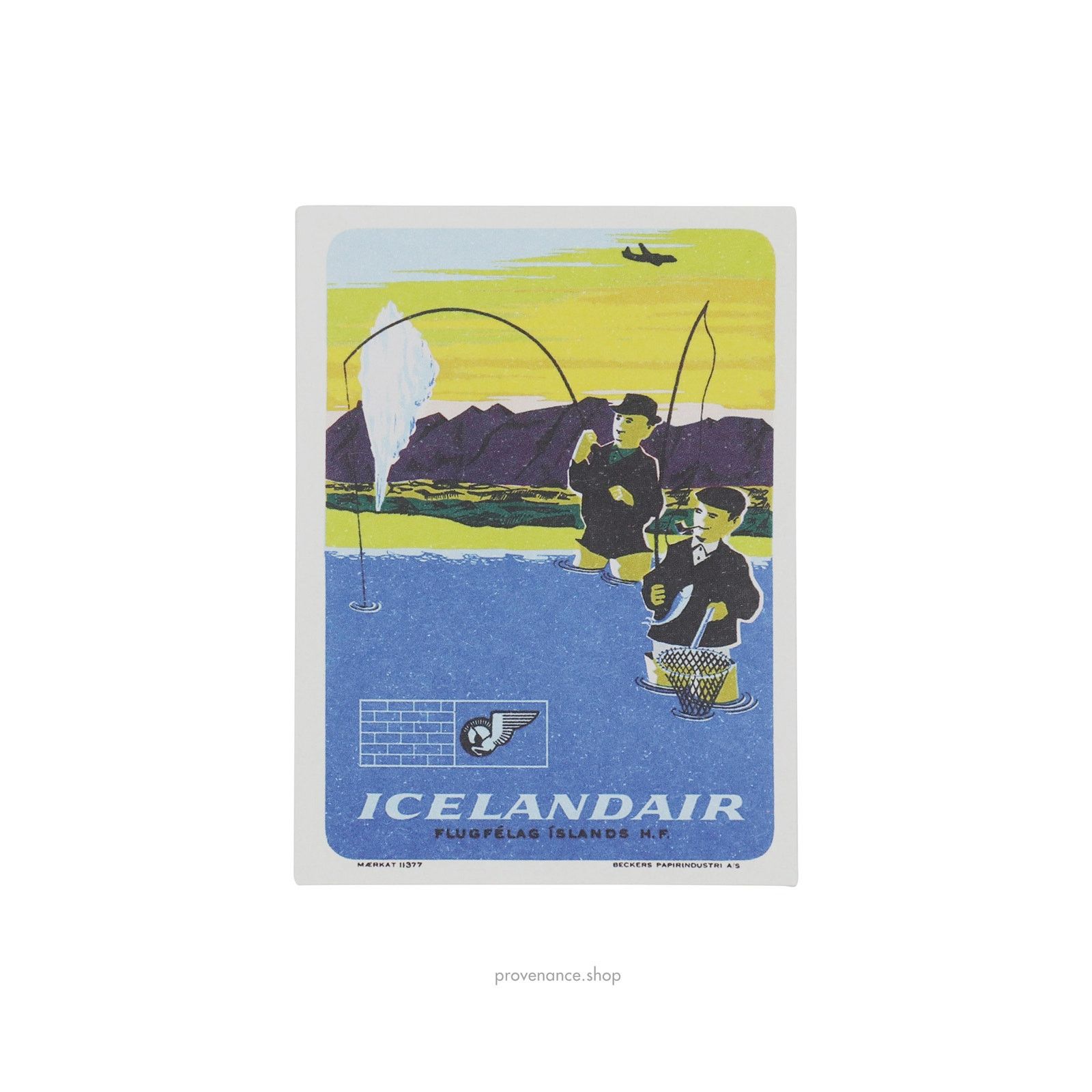 Louis Vuitton Louis Vuitton Airline Label Postcard Sticker- ICELANDAIR Size ONE SIZE - 1 Thumbnail
