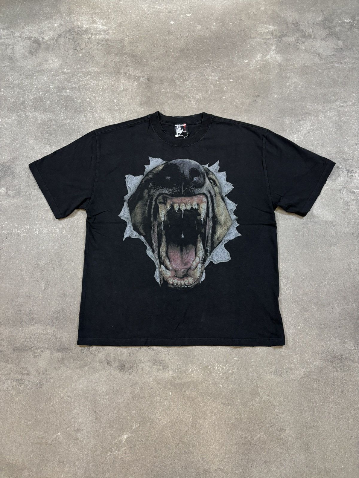 Vintage Warman Rottweiler Unleashed Dark Graphic T-Shirt, Black Size US M / EU 48-50 / 2 - 1 Thumbnail