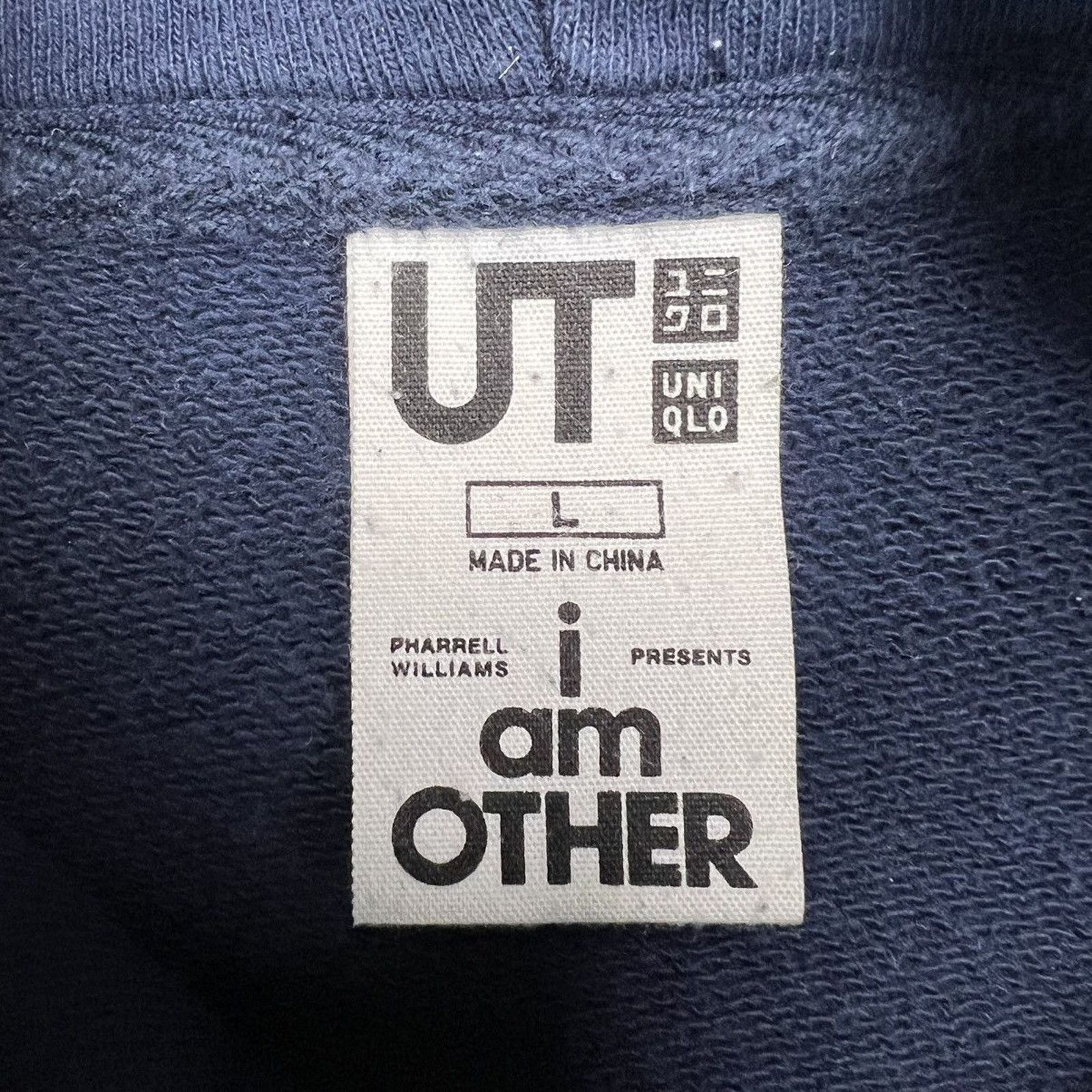Uniqlo x I Am Other Hoodie Large Pharrell Williams Hooded