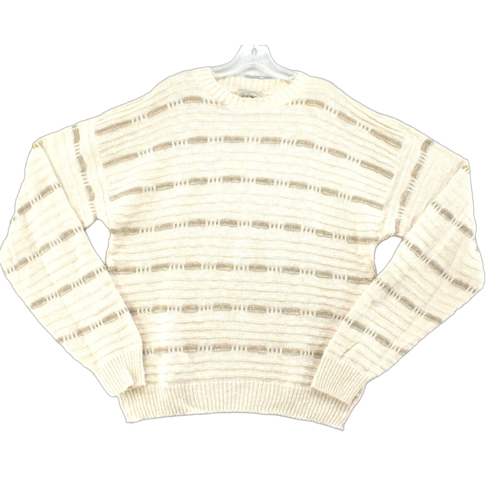 Vintage VINTAGE Alps Sweater Men XL Beige Wool Blend Textured USA Outdoor Christmas 90s Fashion Mens XL Beige Wool Blend Pullover Crew Neck US Made Size US XL / EU 56 / 4 - 1 Thumbnail