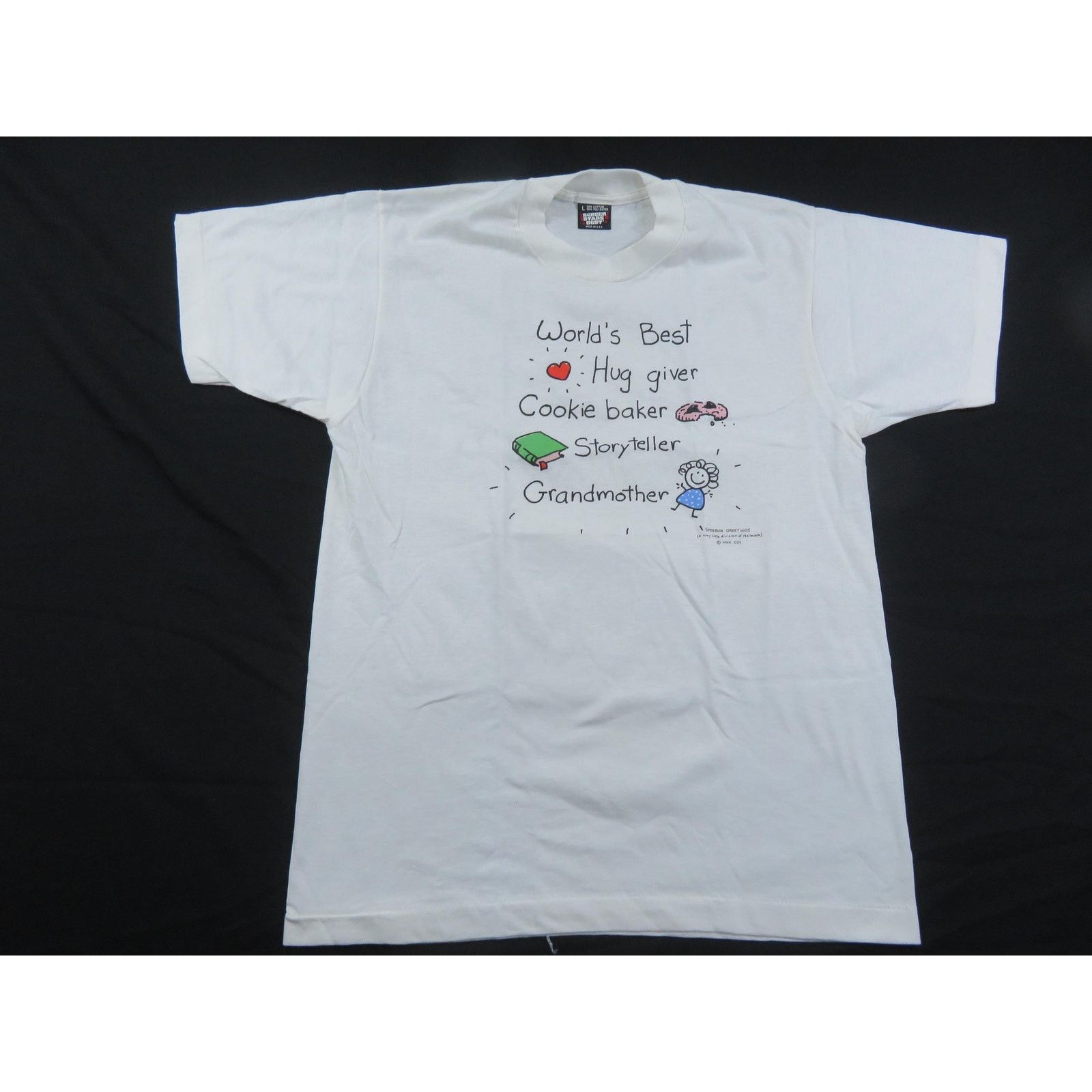 Other World's Best Grandmother Cookie Baker T-Shirt White Sz L 90s Size US L / EU 52-54 / 3 - 1 Thumbnail