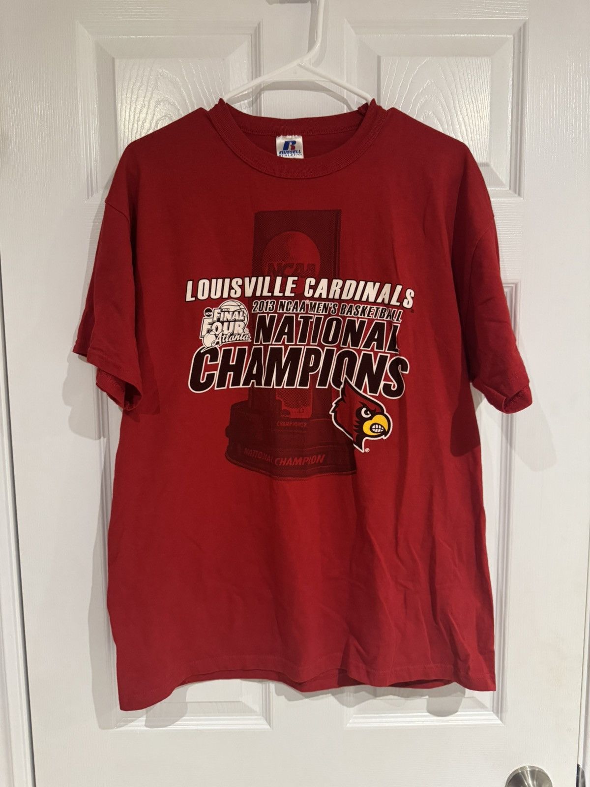 NCAA Vintage 2013 LOUISVILLE CARDINALS NATIONAL CHAMPS TEE red Size US L / EU 52-54 / 3 - 1 Thumbnail