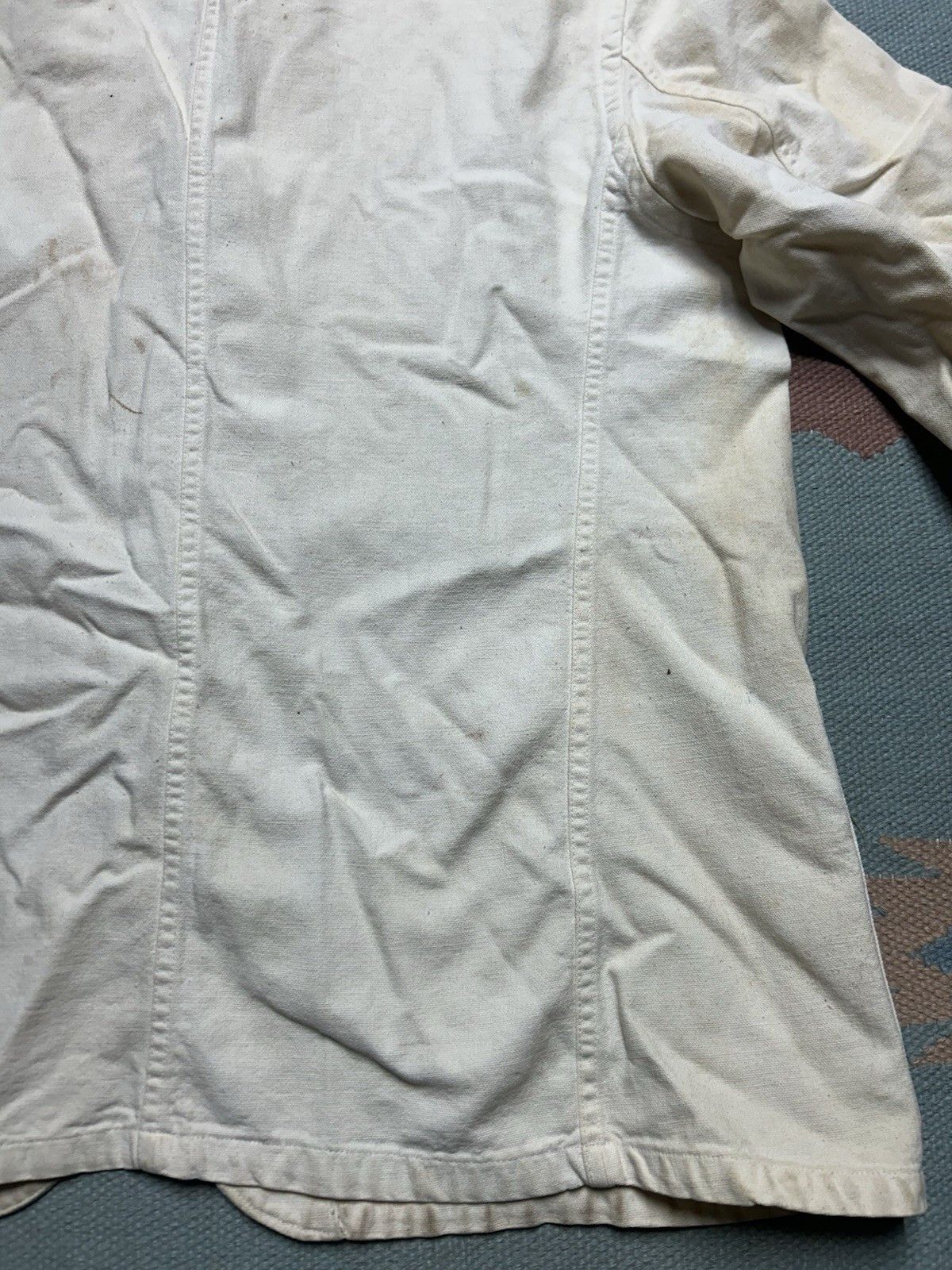 Vintage Vtg 20s 30s canvas chore jacket Kuttnauer Detroit paint 42 Size US L / EU 52-54 / 3 - 12 Thumbnail