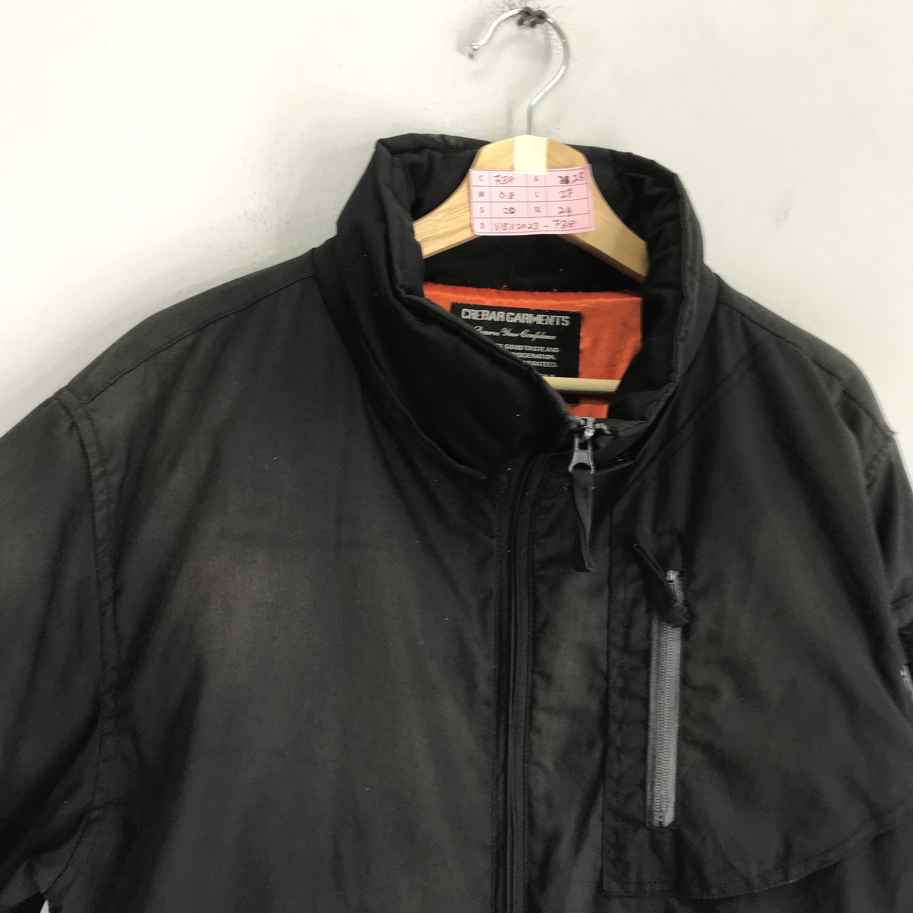 Japanese Brand Vintage Crebar Garments Union Made Black Bomber Jacket Size US M / EU 48-50 / 2 - 6 Thumbnail
