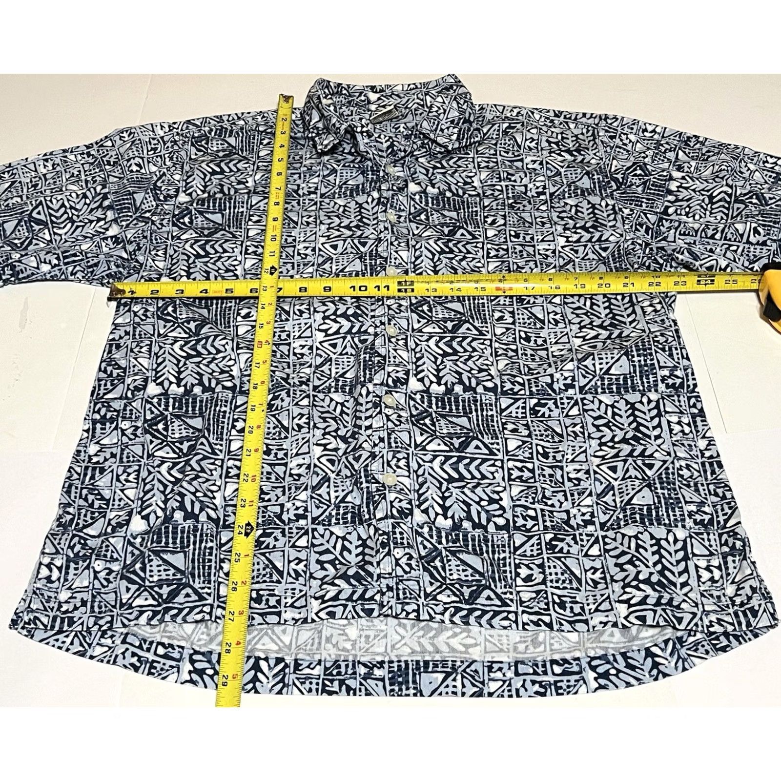 Ocean Pacific VINTAGE Ocean Pacific Button-Up Shirt Mens L Blue Hawaiian Floral 90s Boys? Size US L / EU 52-54 / 3 - 4 Thumbnail