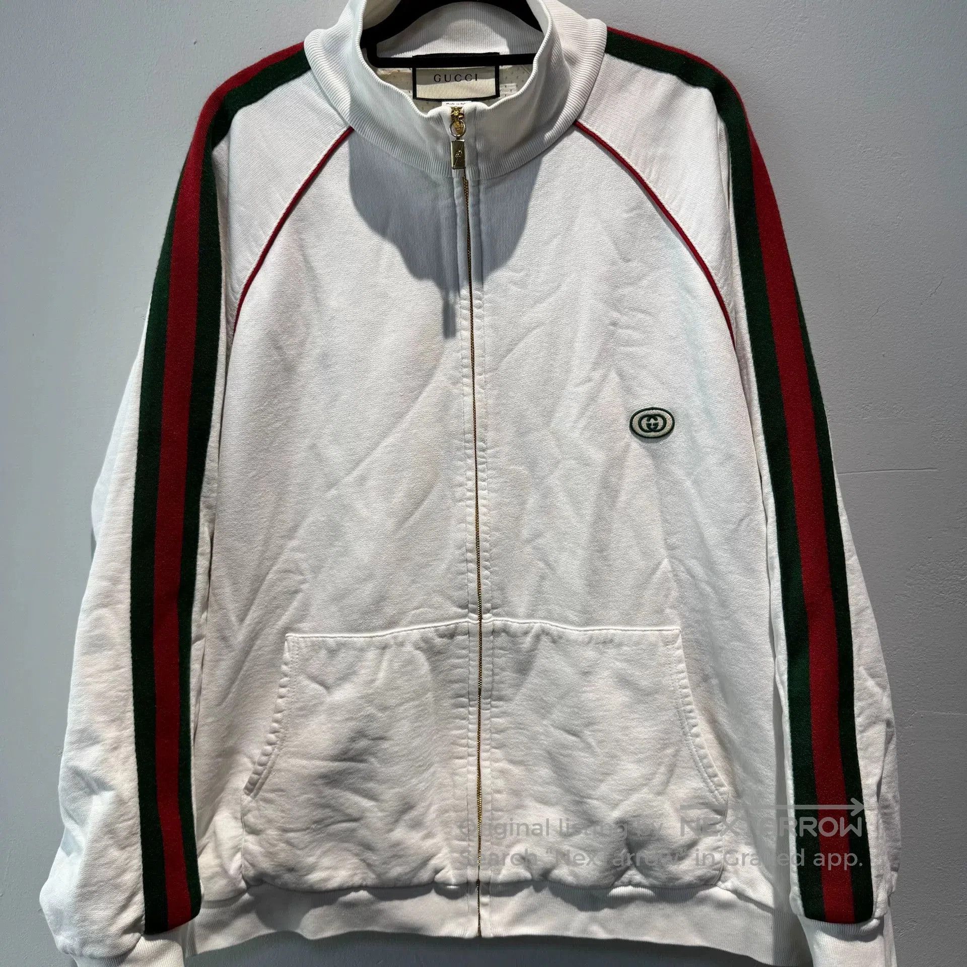 Gucci GUCCI Double G Logo Striped Jacket. Size US XXL / EU 58 / 5 - 2 Thumbnail