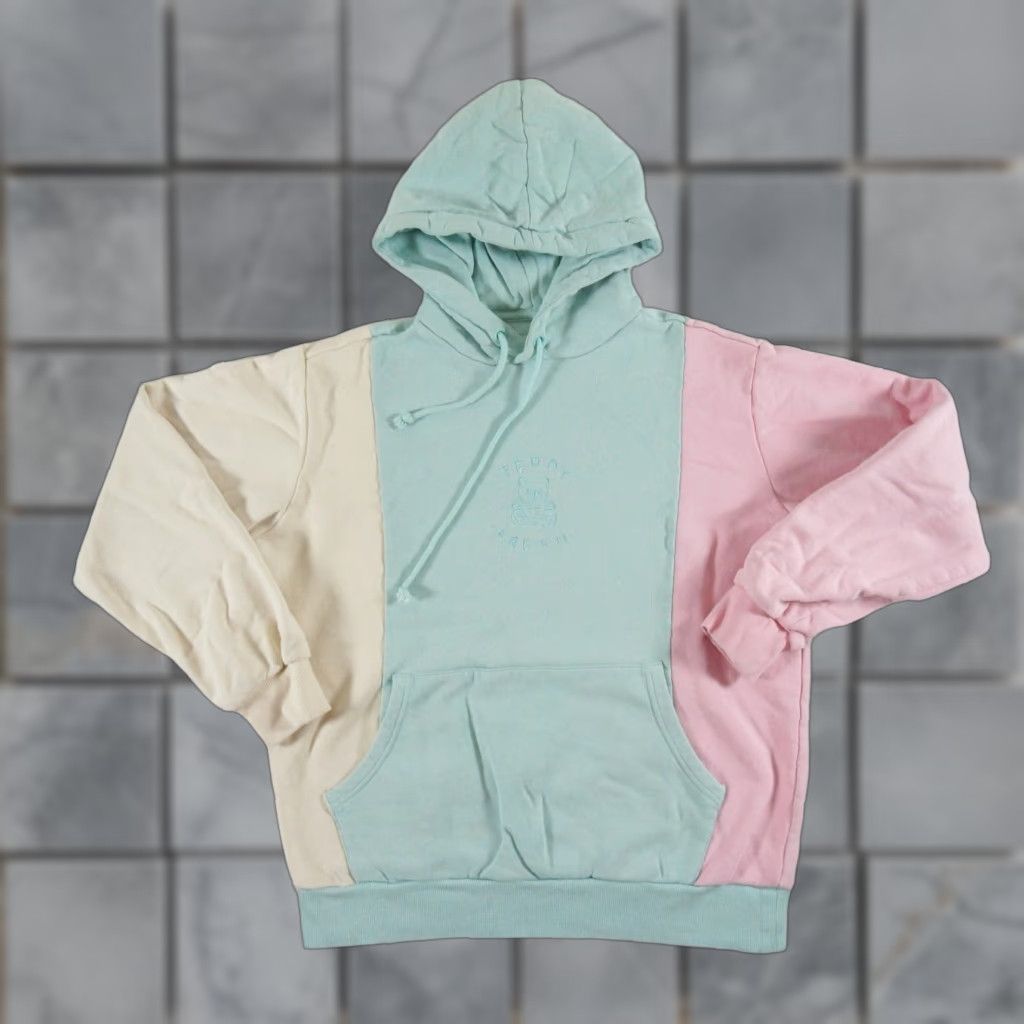Teddy Fresh Teddy Fresh Sweatshirt Mens Small Hoodie Colorblock Streetwear Sweater Adult Size US S / EU 44-46 / 1 - 1 Thumbnail