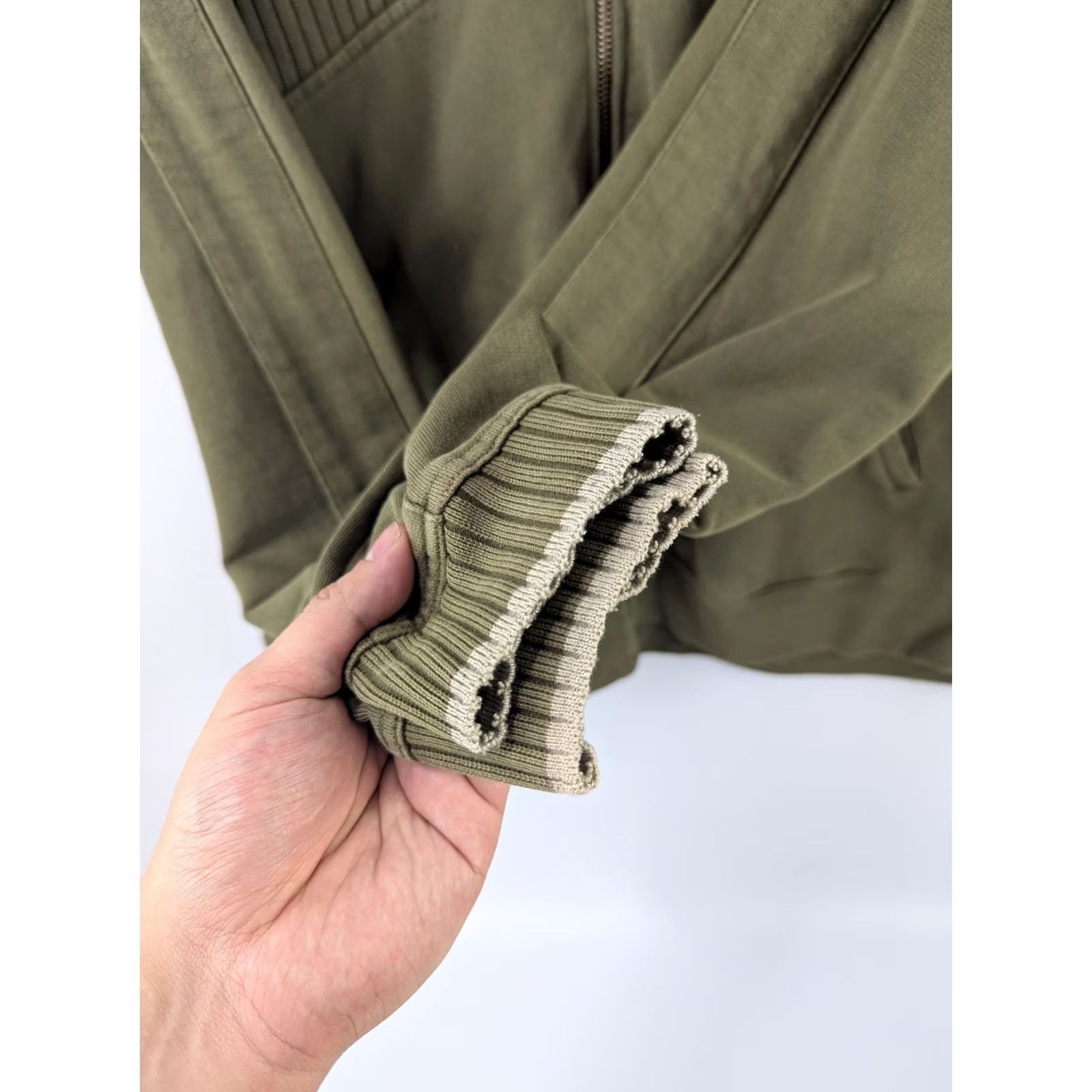 Quiksilver VINTAGE 90s Quiksilver Hoodie Men L Olive Green Surf Skater Street Zip Up Hooded Size US L / EU 52-54 / 3 - 4 Thumbnail