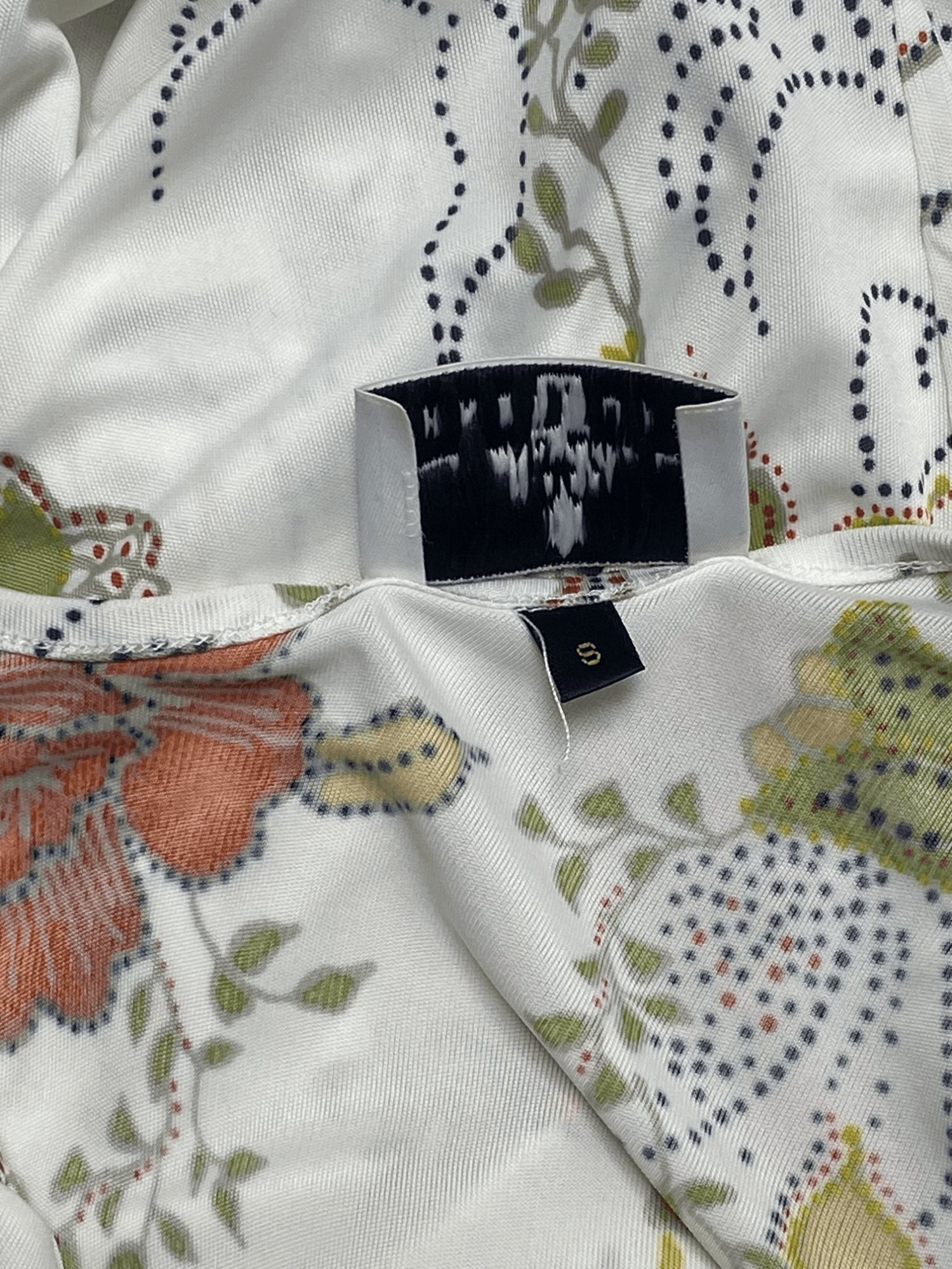 Vintage Vintage KLEIDER MANUFAKTUR Beautiful Overprint Flower Tee Size XS / US 0-2 / IT 36-38 - 4 Thumbnail