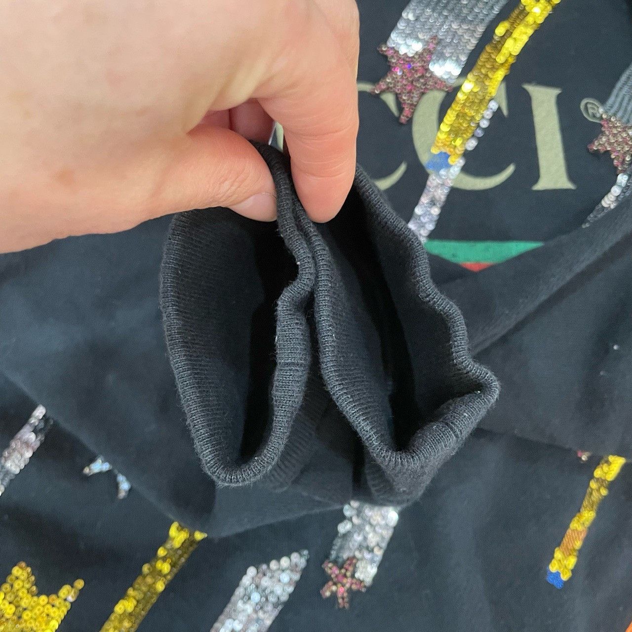 Gucci Gucci Black meteor scale hoodie 2501-Nextarrow Size US S / EU 44-46 / 1 - 5 Thumbnail