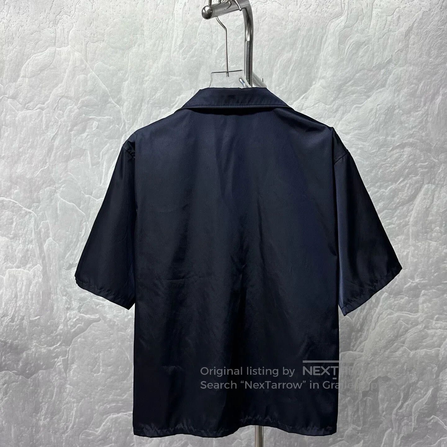 Prada prada metal triangle nylon short sleeve shirt. Size US XL / EU 56 / 4 - 4 Thumbnail
