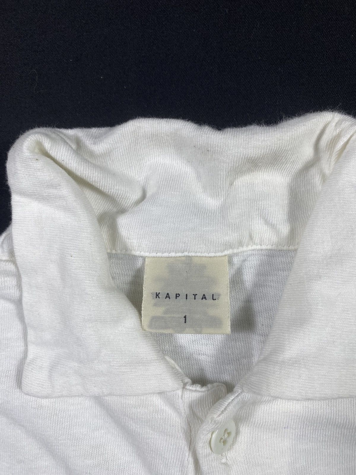 Kapital Kapital Cargo Double Pocket White Tshirt Size US S / EU 44-46 / 1 - 6 Thumbnail