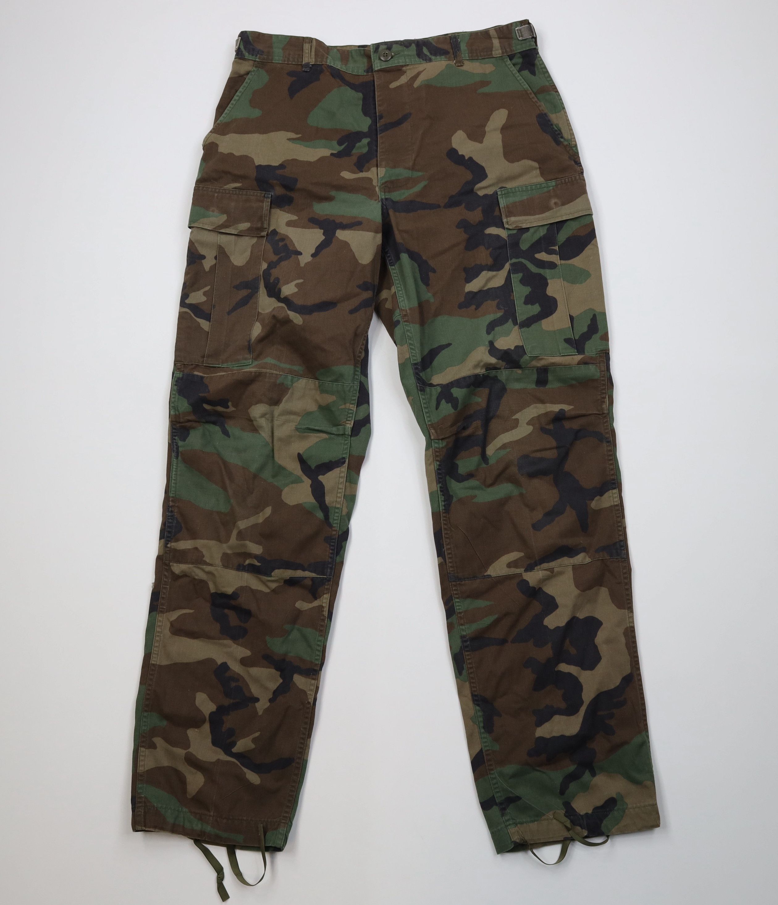 Vintage Vintage 90s USGI Camouflage Combat Cargo Trousers Pants US Size US 34 / EU 50 - 1 Thumbnail