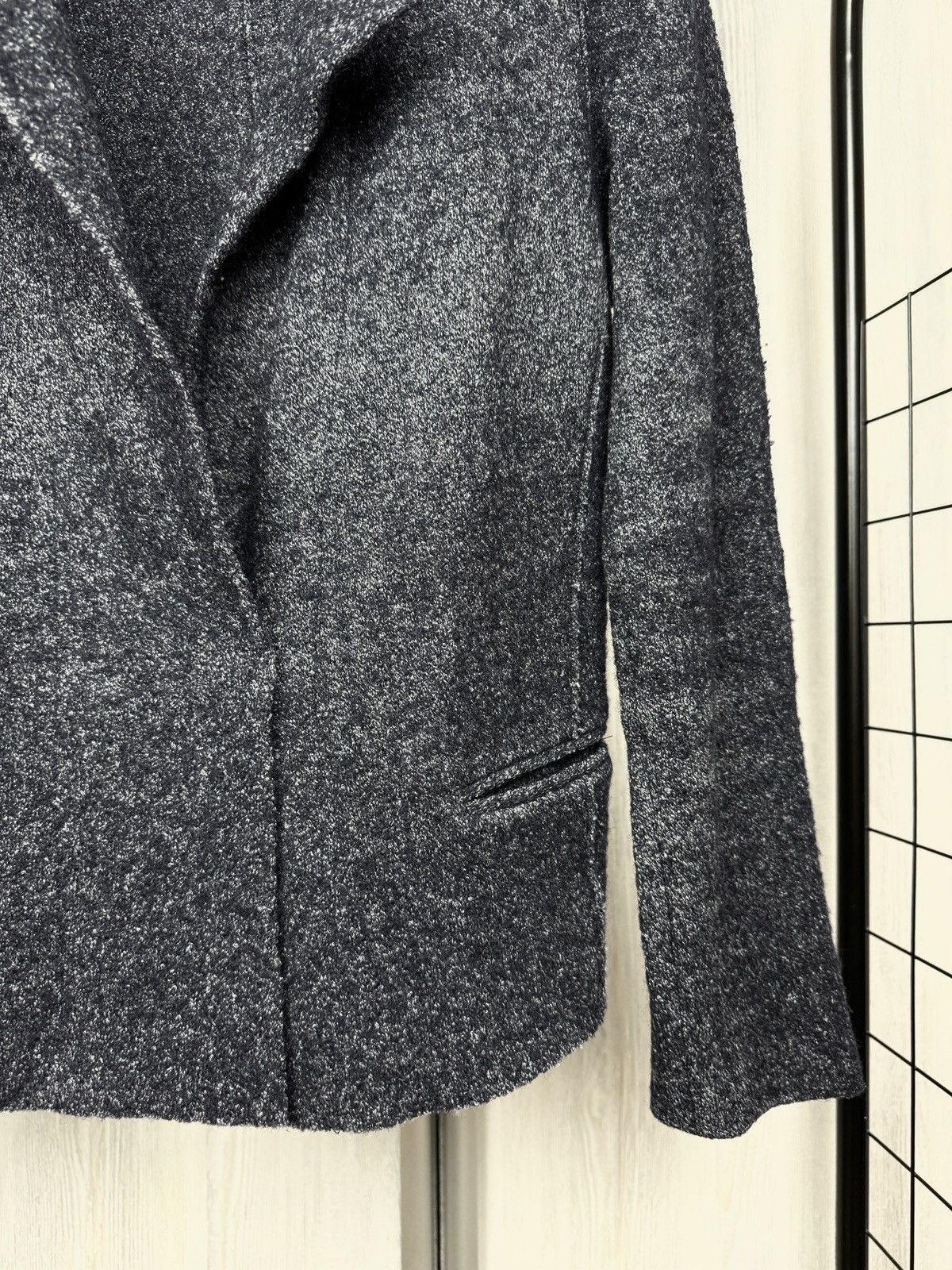 Isabel Marant Etoile ISABEL MARANT ETOILE Women's Plain Collarless Jacket Gray Size M / US 6-8 / IT 42-44 - 4 Thumbnail