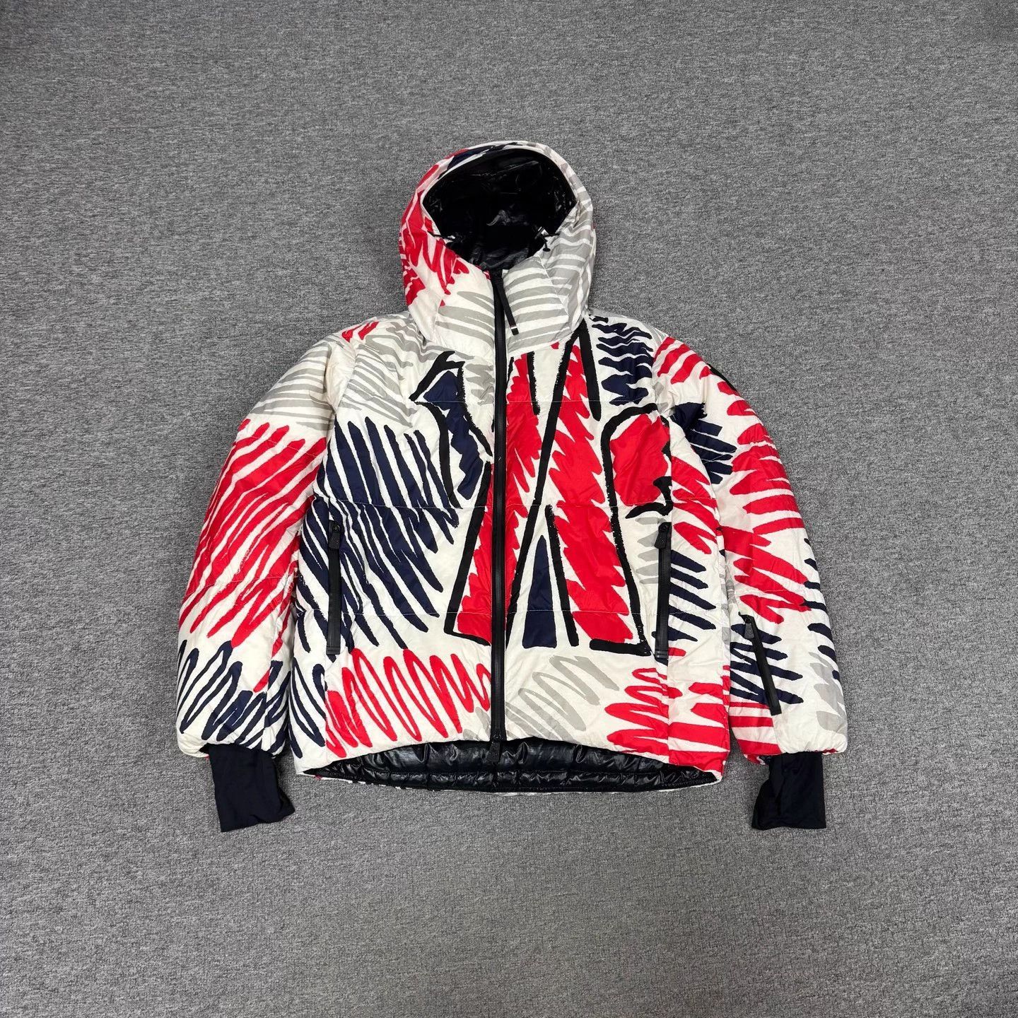 Moncler Moncler x Grenoble Doodle Hooded Puffer Size 3 Size US L / EU 52-54 / 3 - 1 Thumbnail