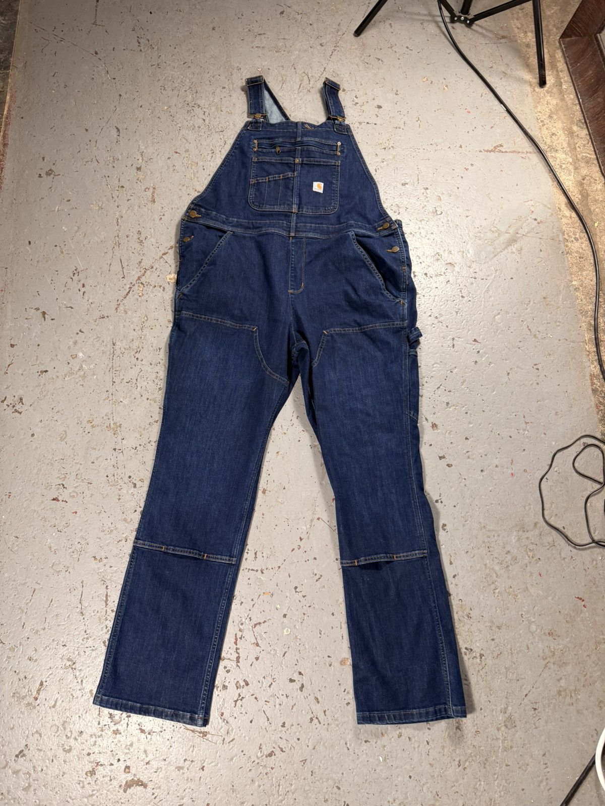 Carhartt Classic Blue Denim Carhartt Overalls Size US 42 / EU 58 - 1 Thumbnail