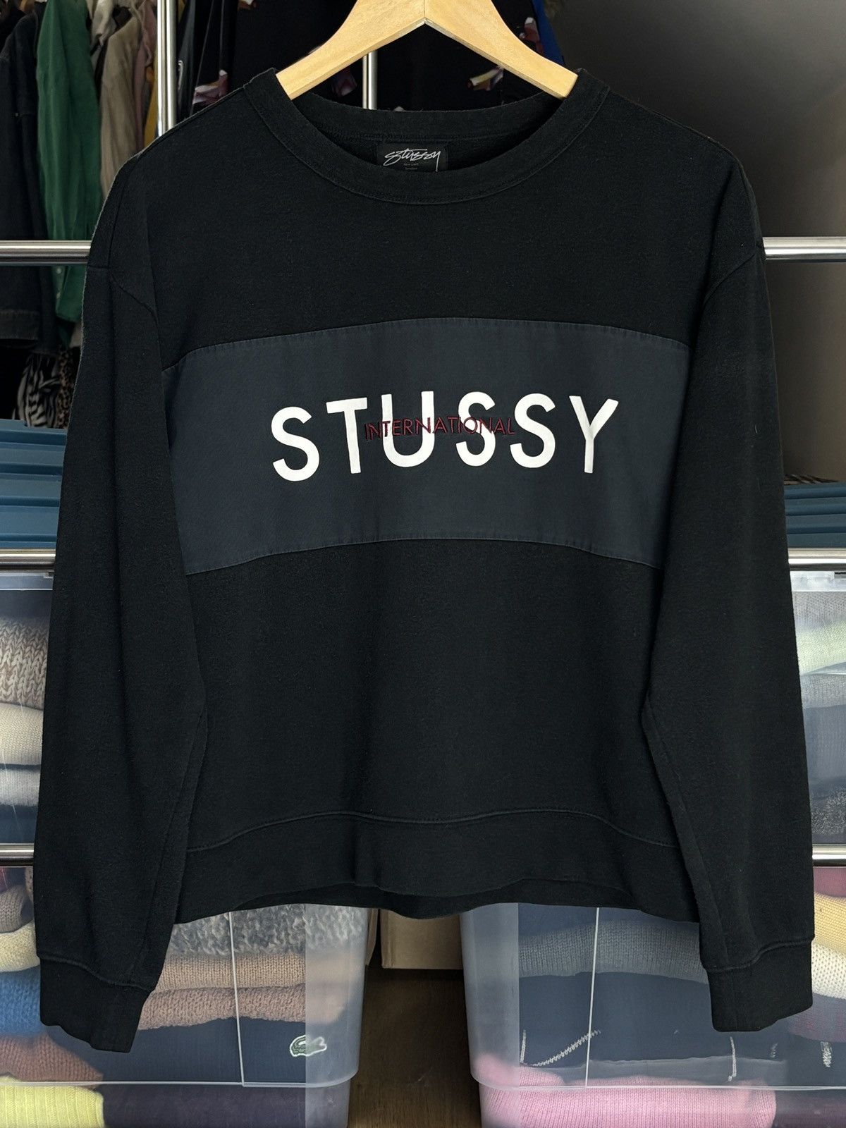 Stussy Stussy International Boxy Sweatshirt Size M / US 6-8 / IT 42-44 - 1 Thumbnail
