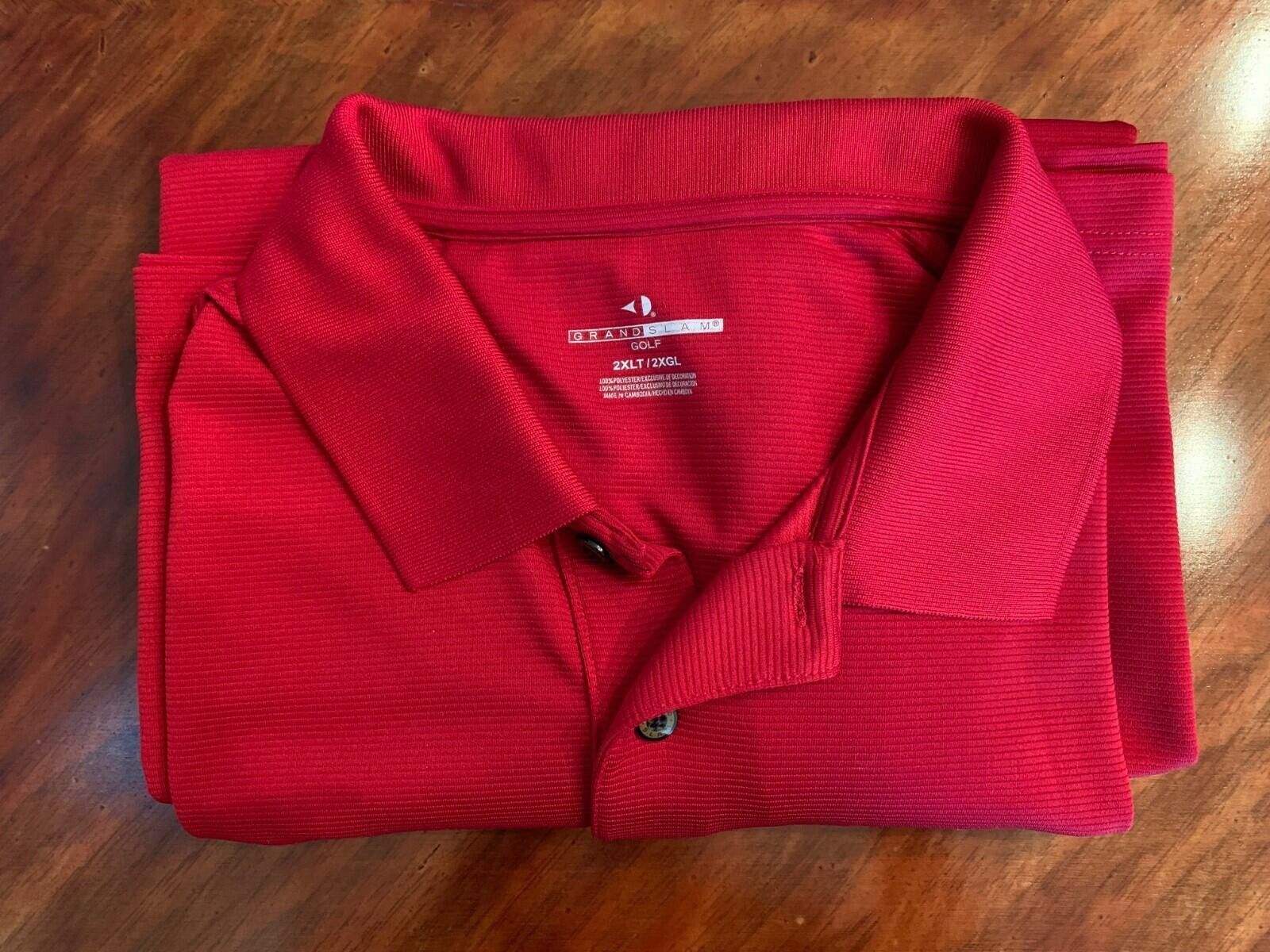 Grand Slam Men's 2XL Red Grand Slam Polo Shirt Size US XXL / EU 58 / 5 - 5 Thumbnail