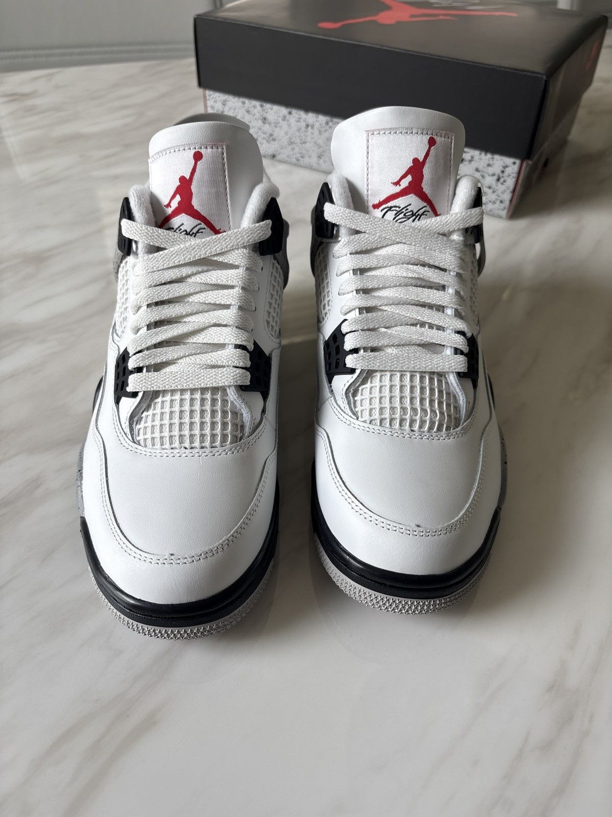Jordan Brand × Nike Jordan 4 White Cement 2025 Size US 8 / EU 41 - 4 Thumbnail