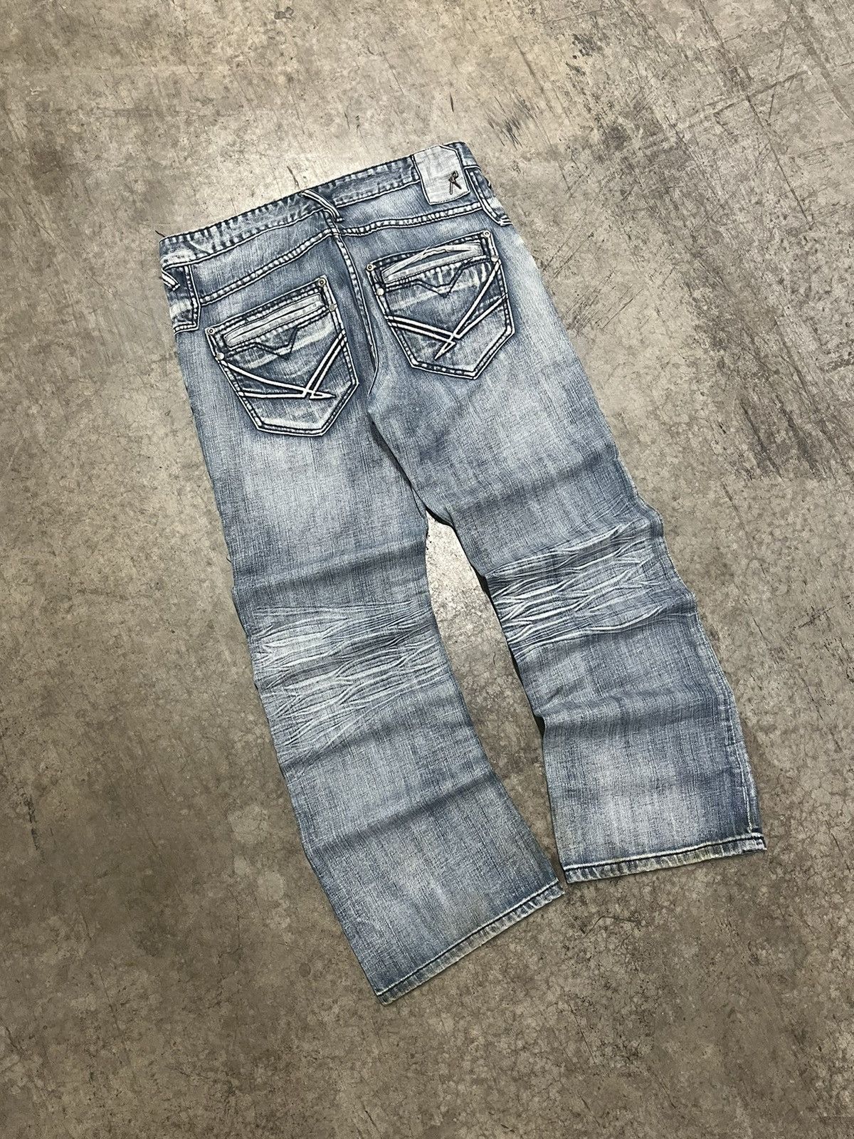 Ecko Unltd. × Vintage Ecko y2k baggy fit skater pants opium wide leg streetwear Size US 34 / EU 50 - 2 Thumbnail