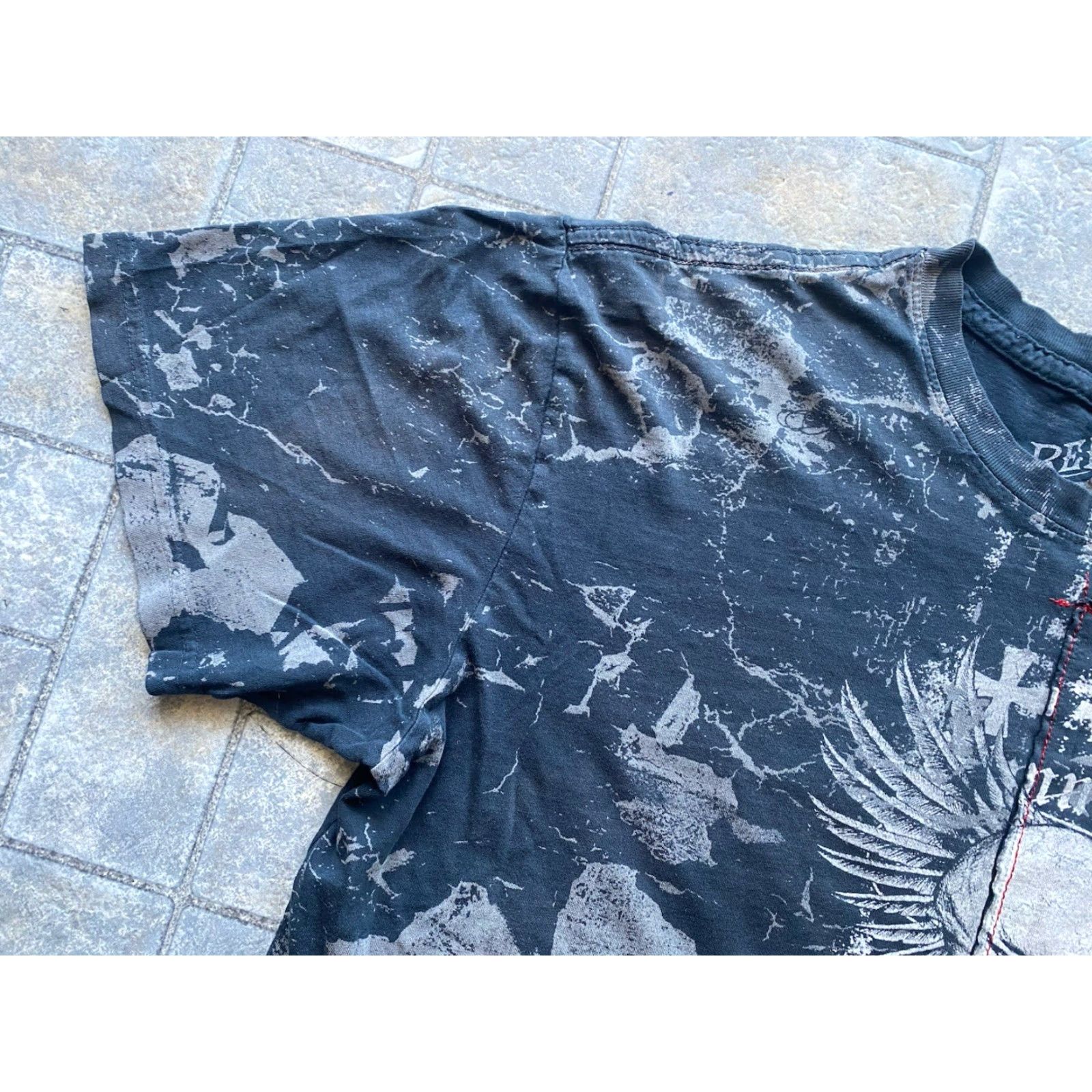 Affliction Rebel Saints T-Shirt Men’s Large Multicolor Skull Y2K Short Sleeve Affliction Rebel Saints Brand Size US L / EU 52-54 / 3 - 6 Thumbnail