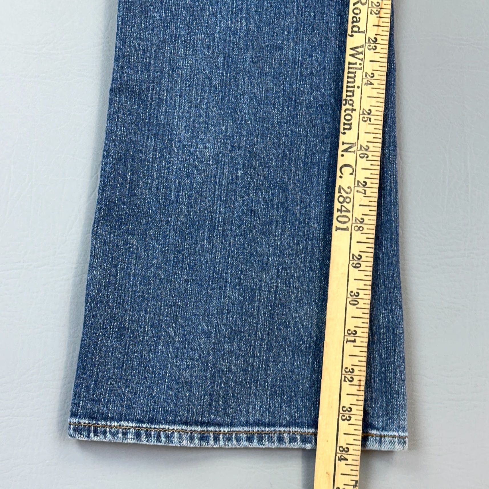 Old Navy VINTAGE Old Navy Jeans Women's 8 Long Just Below Waist Bootcut Mid Rise Stretch Size 30" / US 8 / IT 44 - 3 Thumbnail