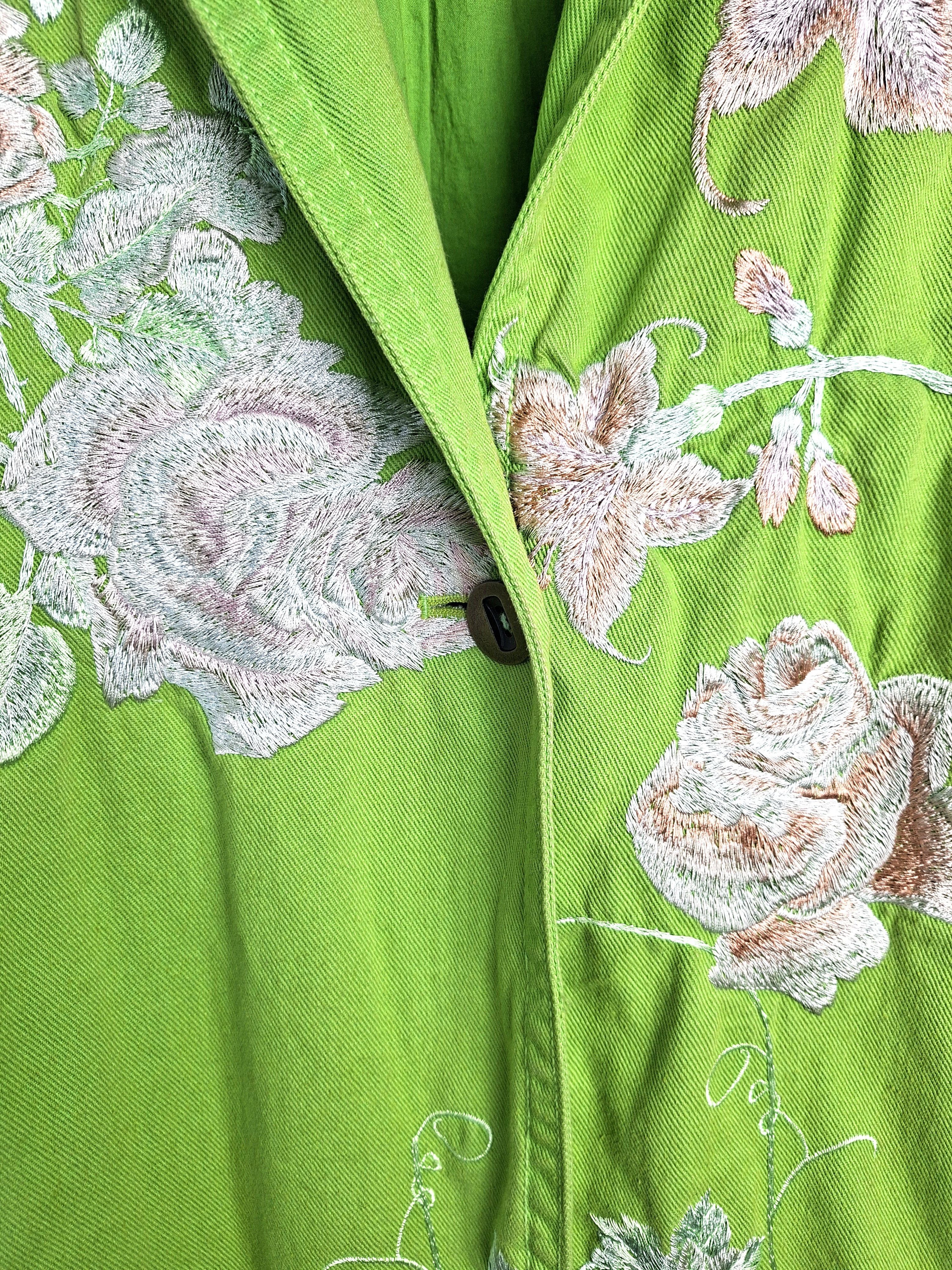 Johnny Was Johnny Was BIYA Two Ten Ten Five Embroidered Trench Coat Size M / US 6-8 / IT 42-44 - 6 Thumbnail