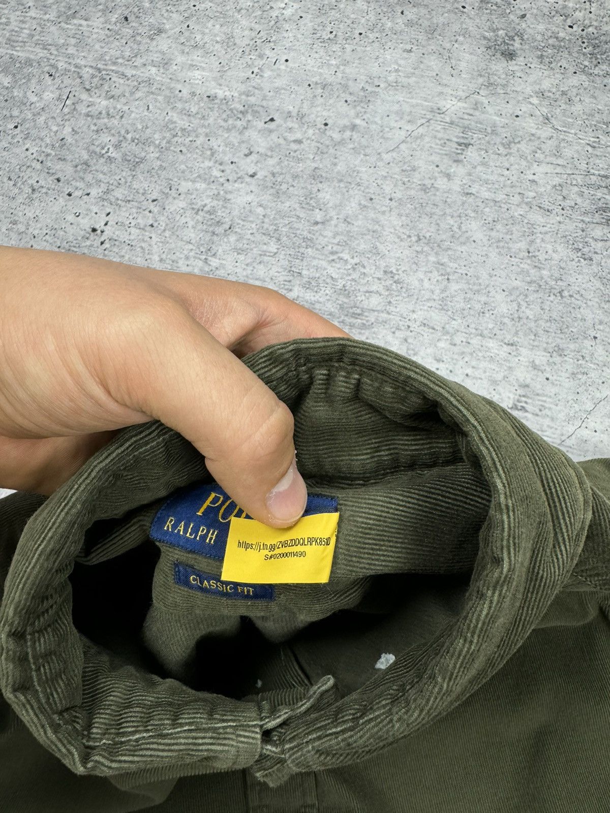 Designer × Polo Ralph Lauren Vintage Y2K Ralph Lauren Corduroy Flannel Shirt Travis Scott Size US S / EU 44-46 / 1 - 13 Thumbnail