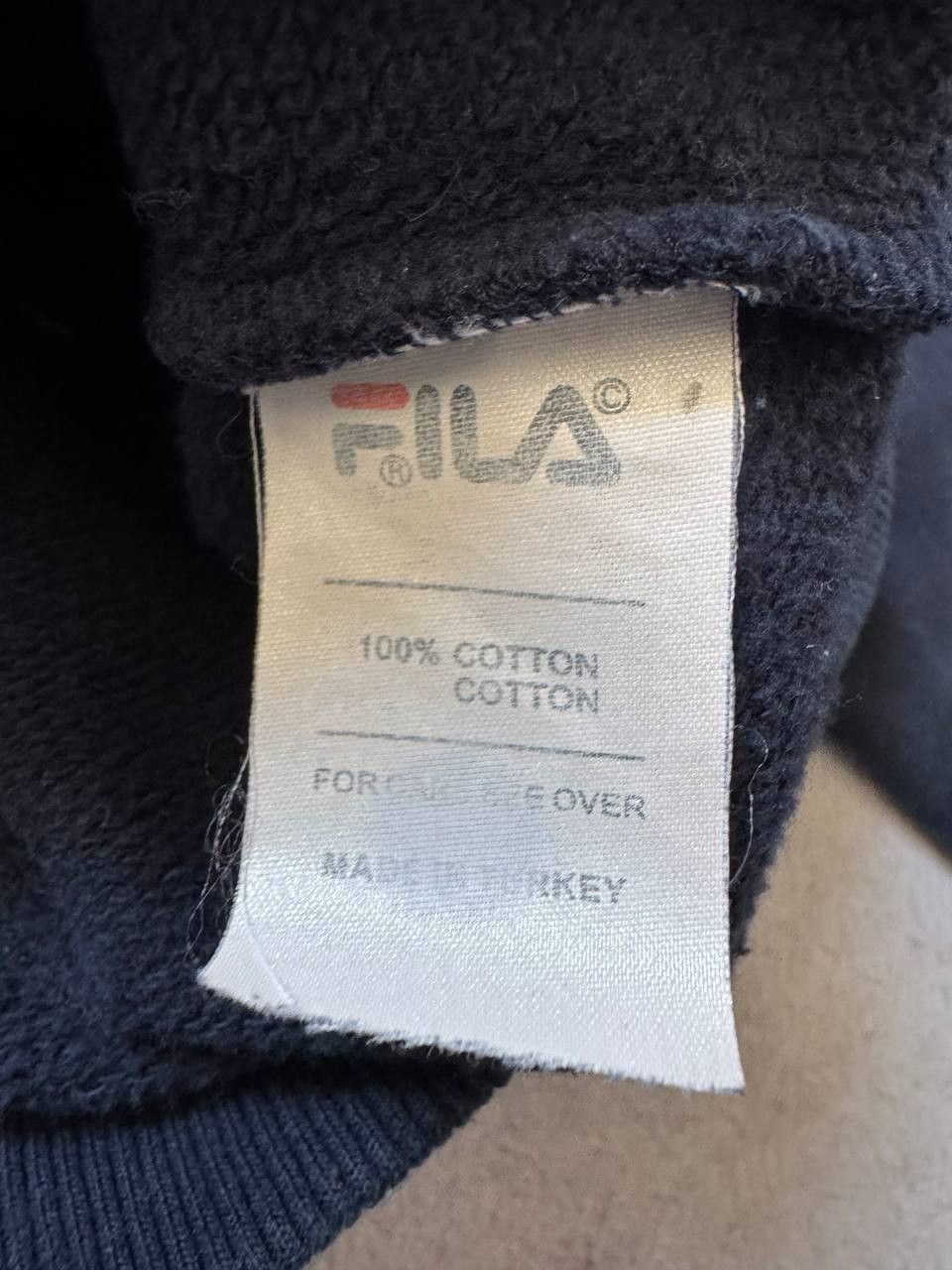 Fila Vintage 90's Fila Italia Navy Retro Sweatshirt Size US M / EU 48-50 / 2 - 8 Thumbnail