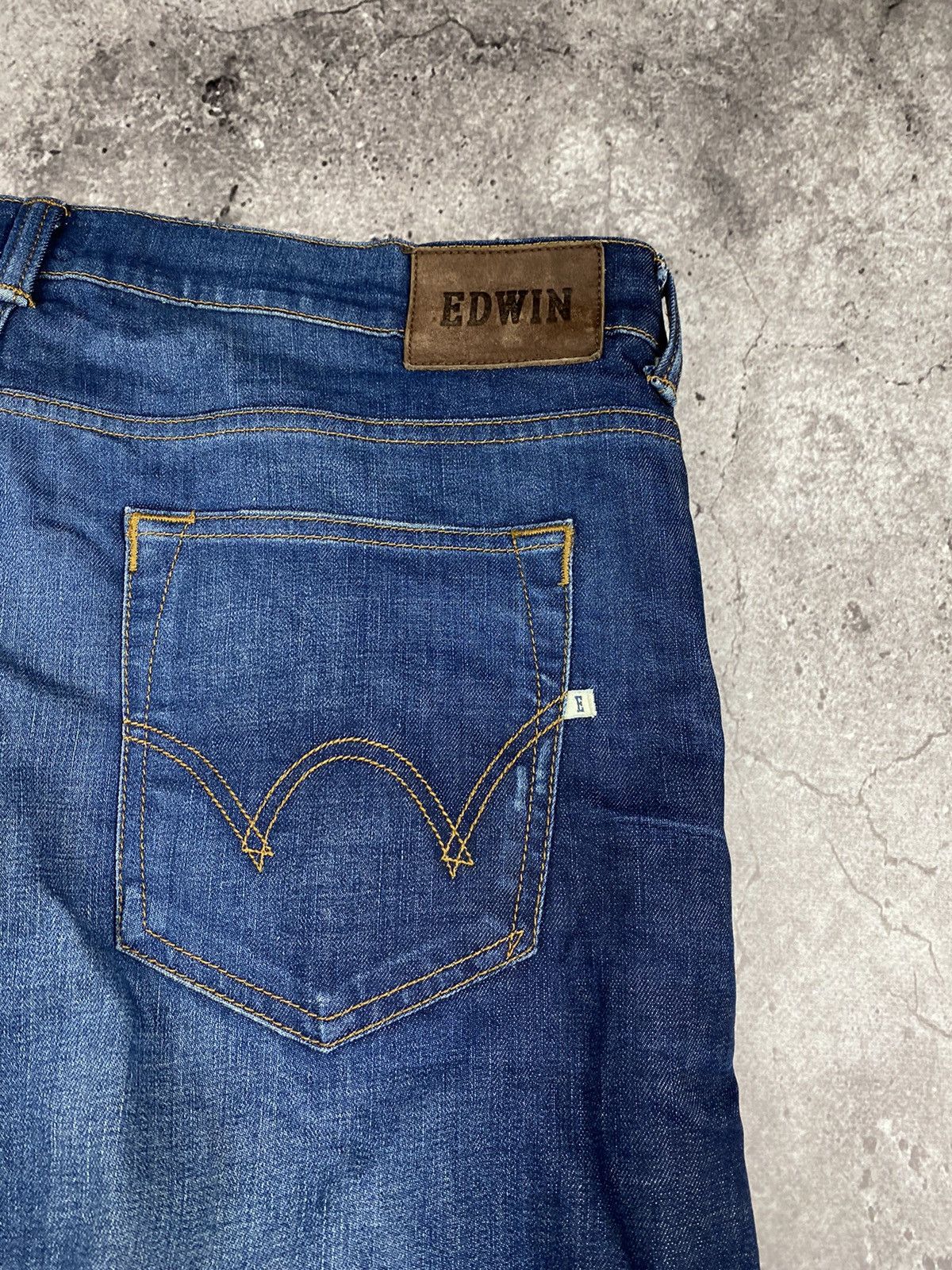 Edwin × Japanese Brand × Vintage vintage Edwin Junya Watanabe Selvage Japanesse denim jeans Size US 36 / EU 52 - 7 Thumbnail