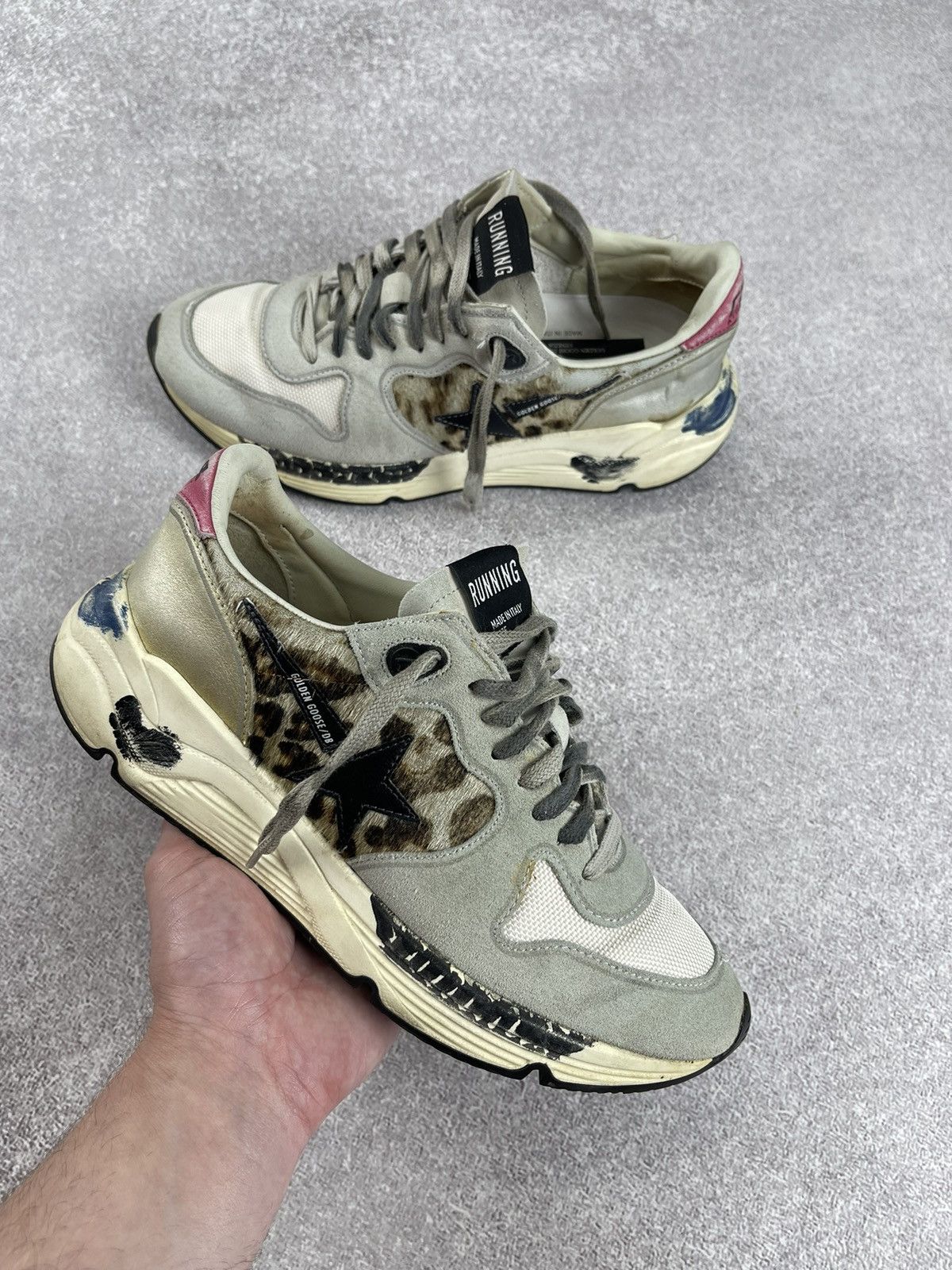 Golden Goose Golden Goose Leopard Print Running Sneakers Size 38 Size US 8 / IT 38 - 14 Thumbnail