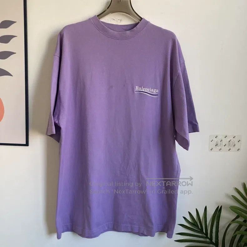 Balenciaga Balenciaga Purple Cola Short Sleeve Size US XS / EU 42 / 0 - 1 Thumbnail