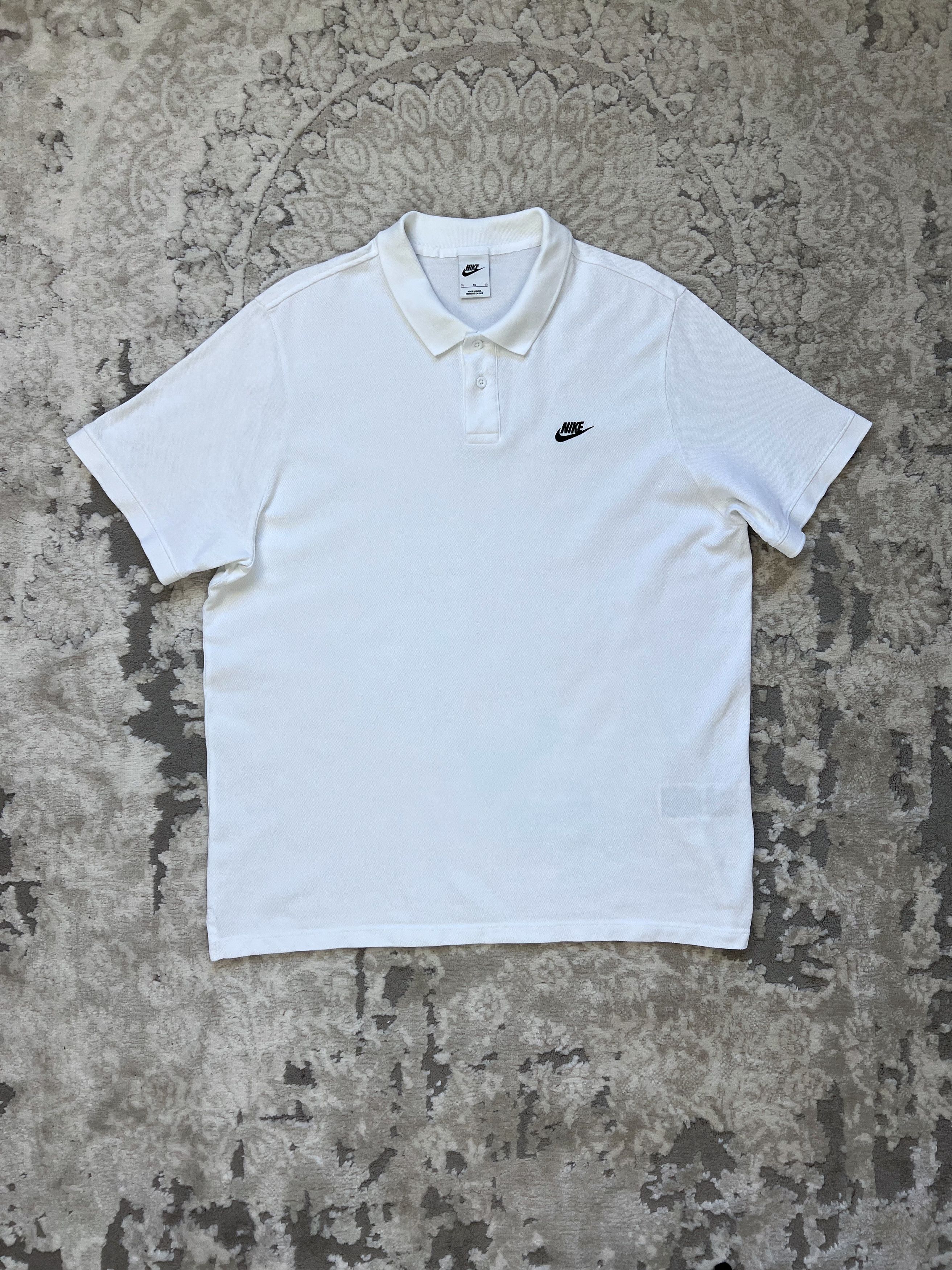 Nike Nike White Polo Shirt XL – Swoosh Embroidered Logo Size US XL / EU 56 / 4 - 1 Thumbnail