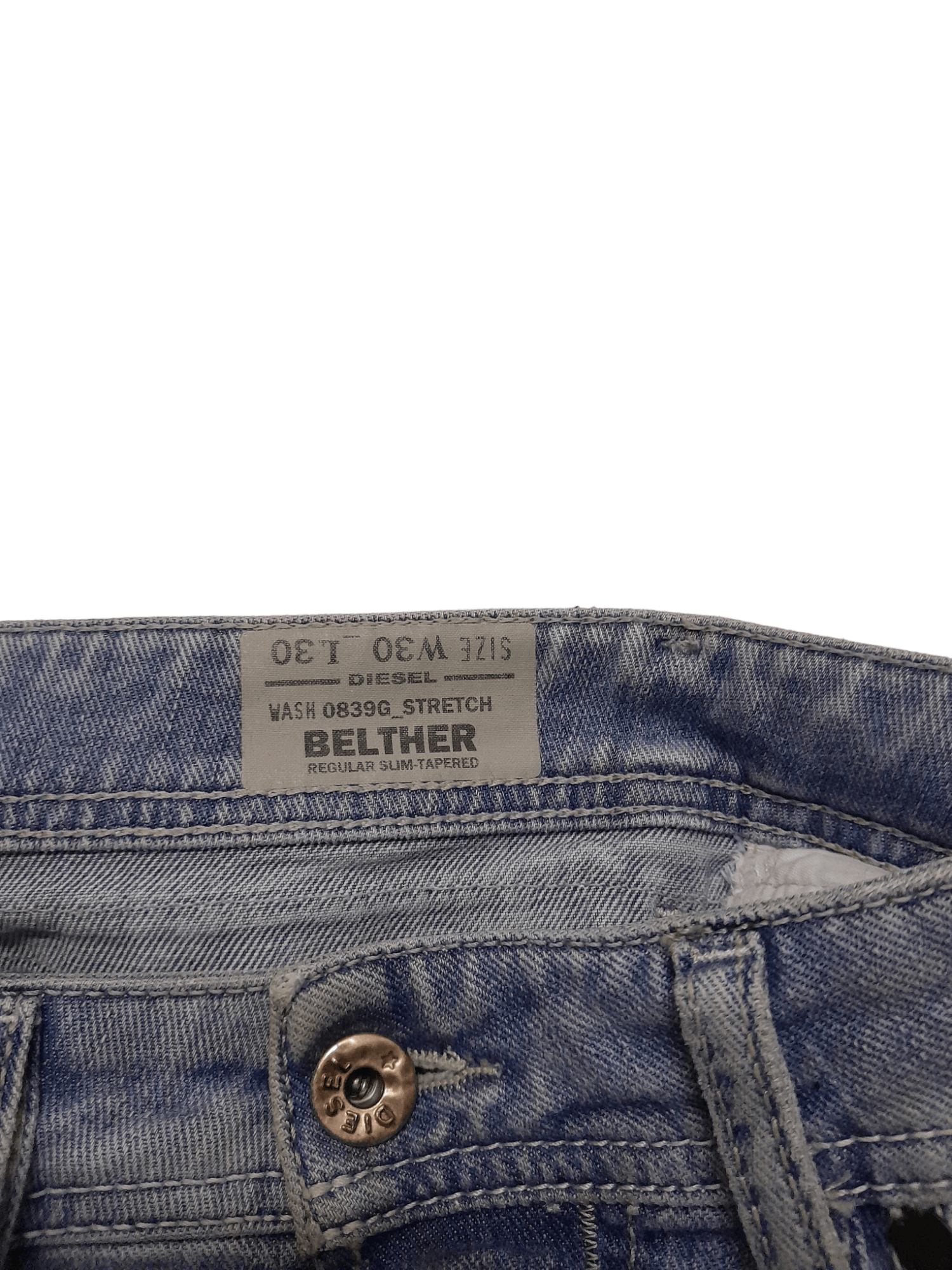Diesel Diesel Belther by Glenn Martens Denim (F259) Waist 31 Size US 31 - 7 Thumbnail