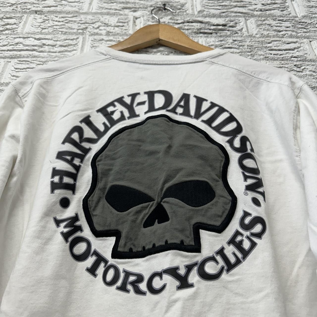 Harley Davidson Y2K Harley Davidson Skull Long Sleeve Shirt Medium Size US M / EU 48-50 / 2 - 1 Thumbnail