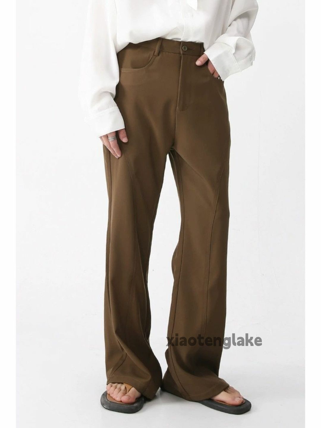 Designer × Japanese Brand × Vintage retro patchwork dance yuppie loose bootcut pants Size US 30 / EU 46 - 1 Thumbnail