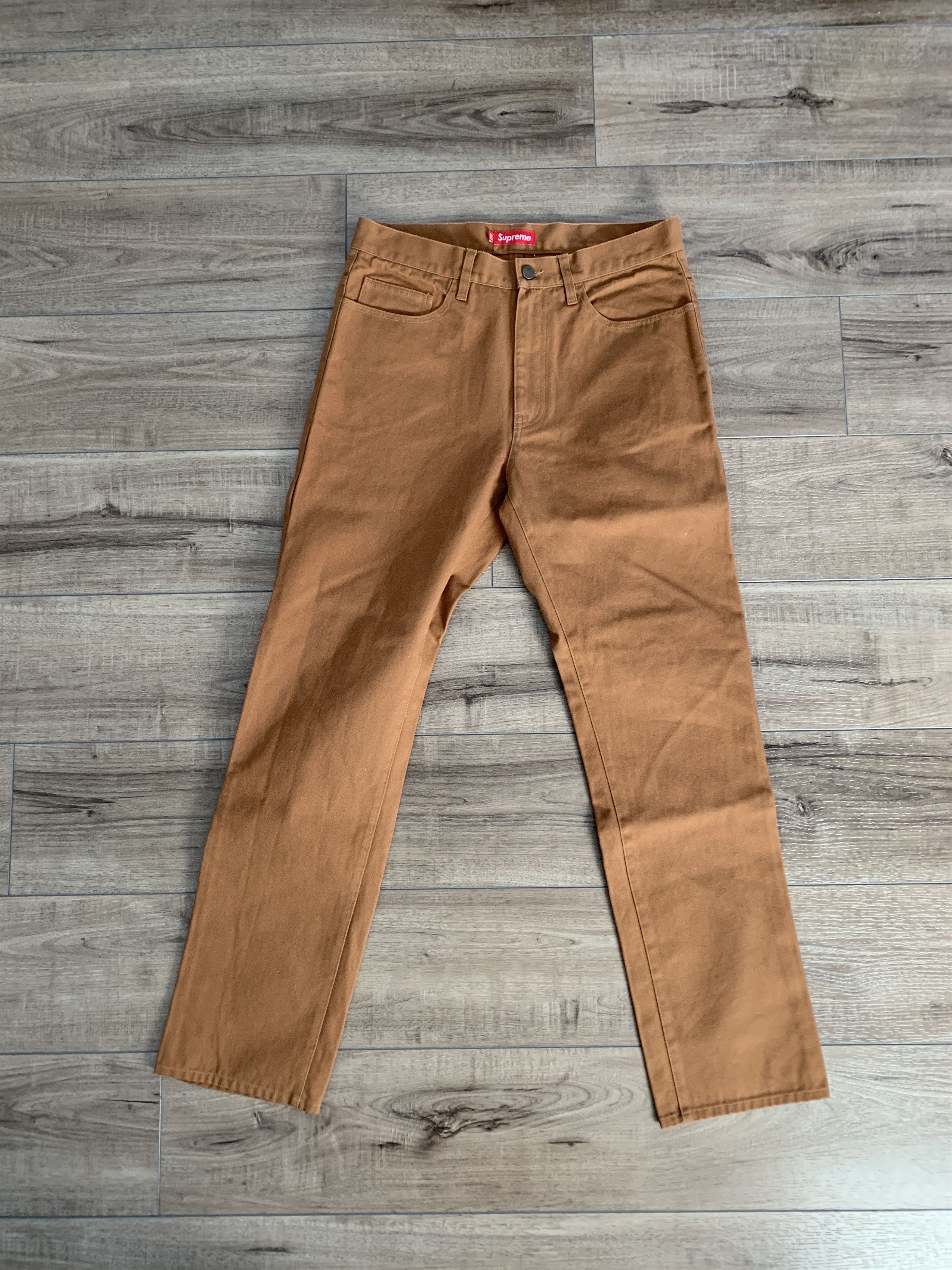 Supreme Supreme Brown Work Pants Size US 32 / EU 48 - 2 Thumbnail